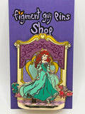 Shanghai Disney The Little Mermaid Ariel Diorama With Sebastian FLAW (read description) - BB20