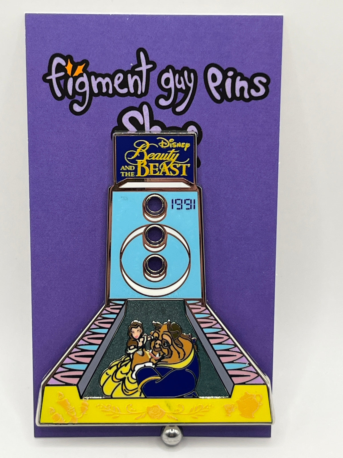 LE 2000 Disney Arcade Bowler Beauty & The Beast - O12
