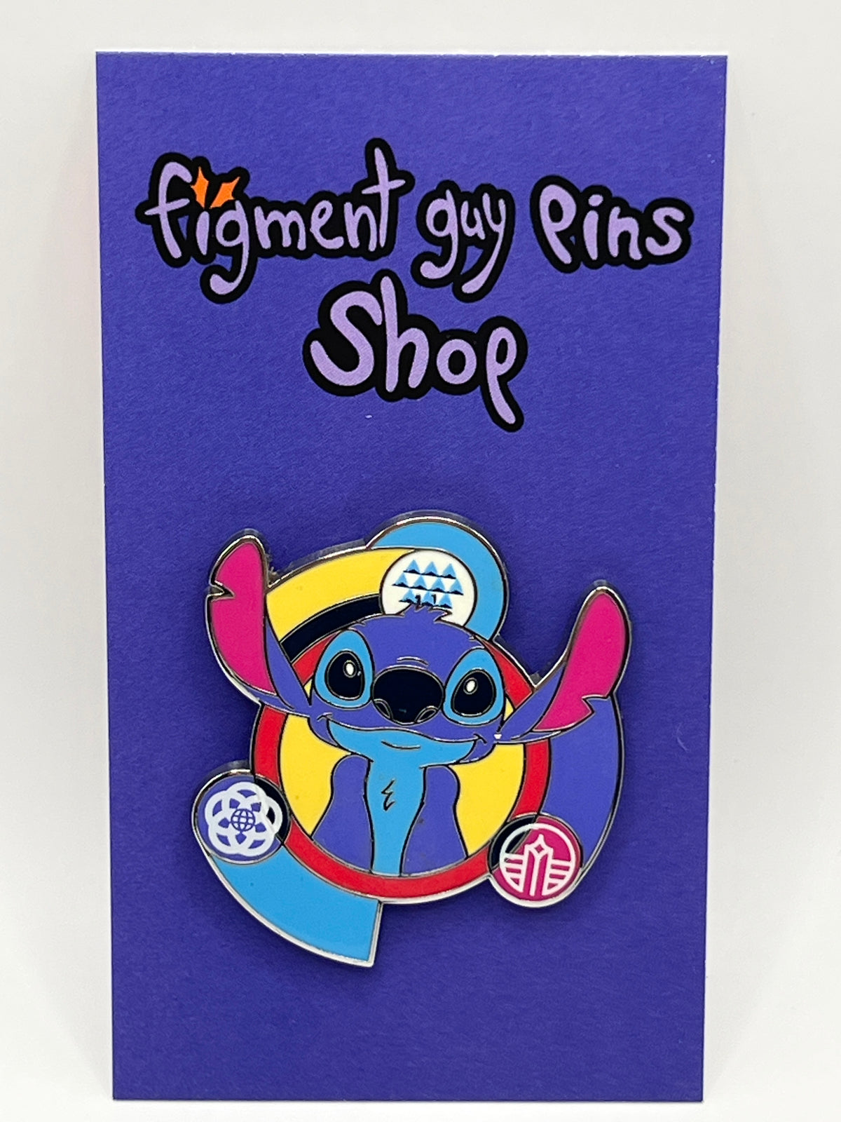 Epcot Mystery Pin Stitch - D40