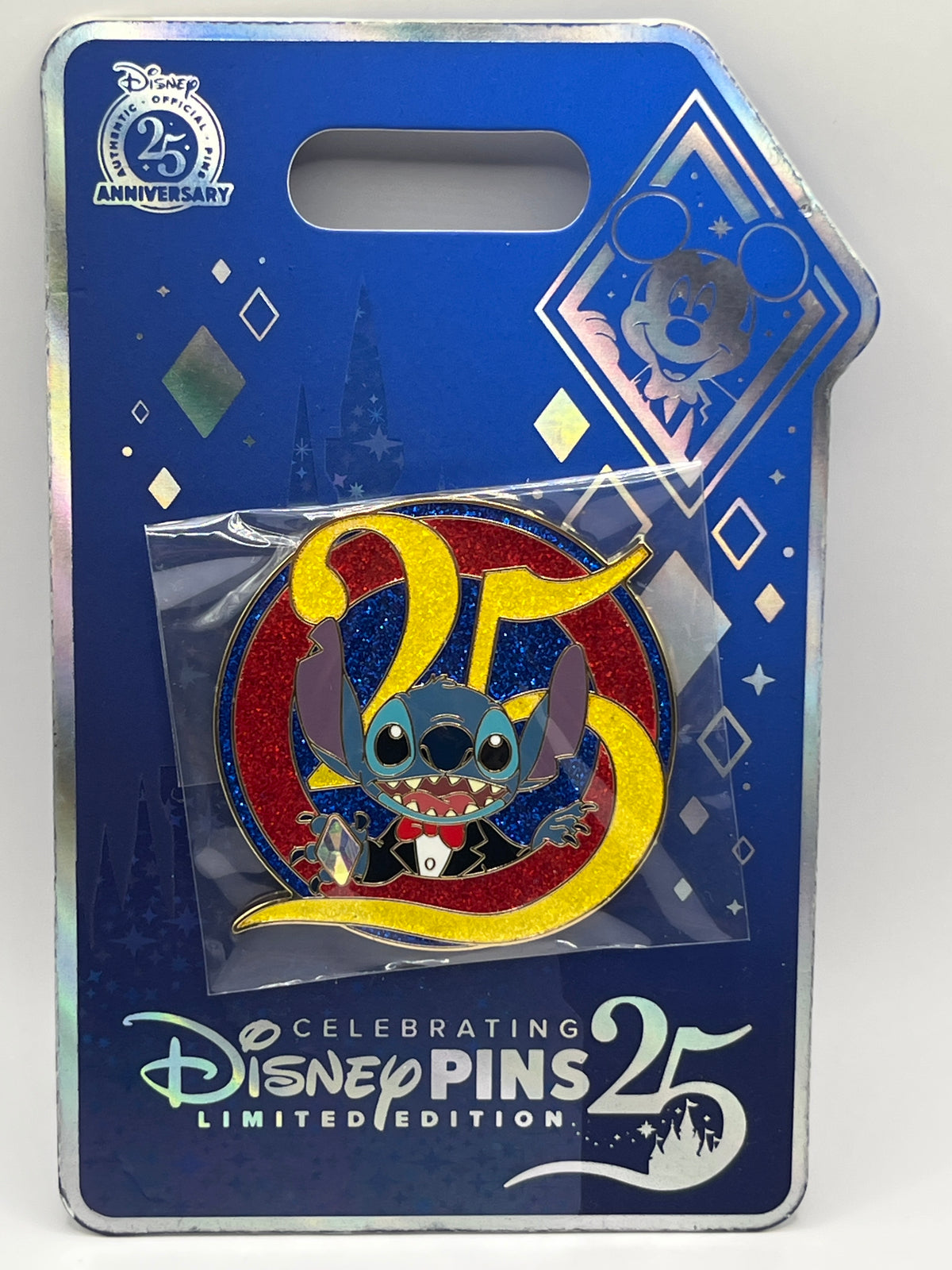LE 750 Celebrating Disney Pin 25 Stitch - BB2