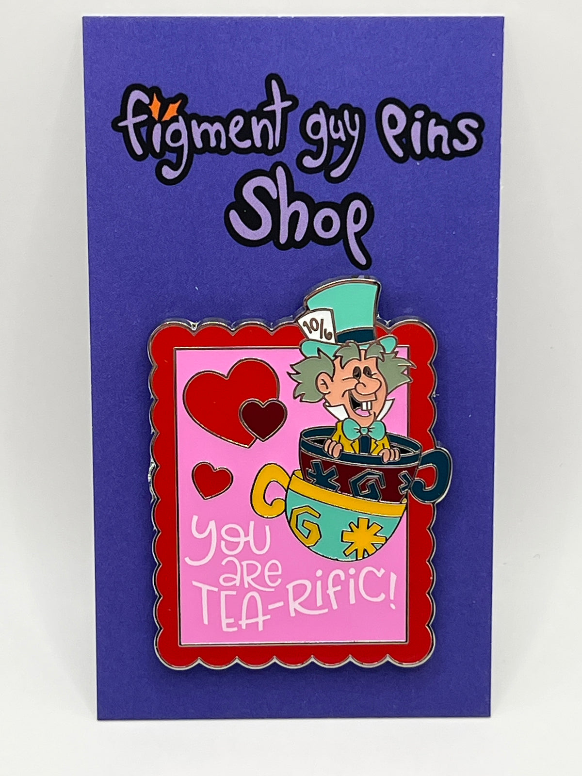 Limited Release Happy Valentine’s Day Mystery Pin Mad Hatter - G13