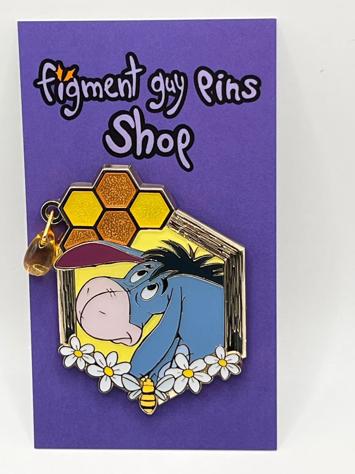 Eeyore Honeycomb Dangle - B69