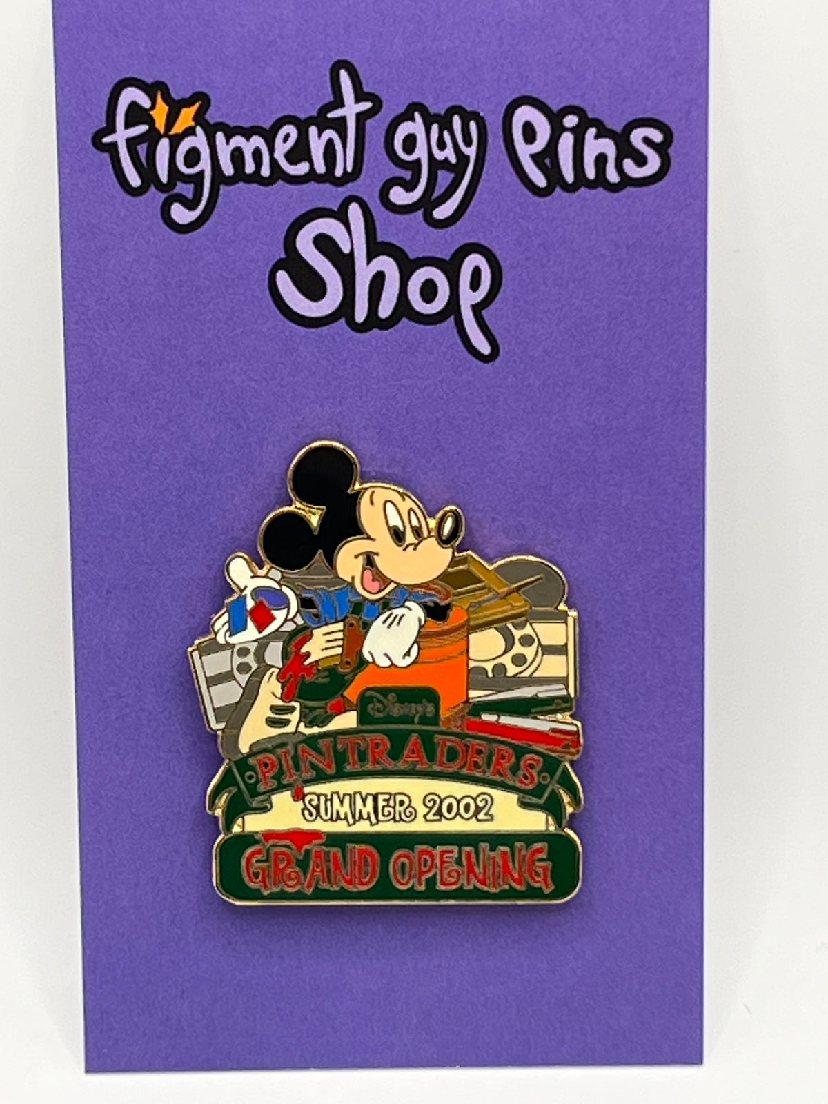 Vintage 2002 Grand Opening Disney Pin Traders Mickey - J15