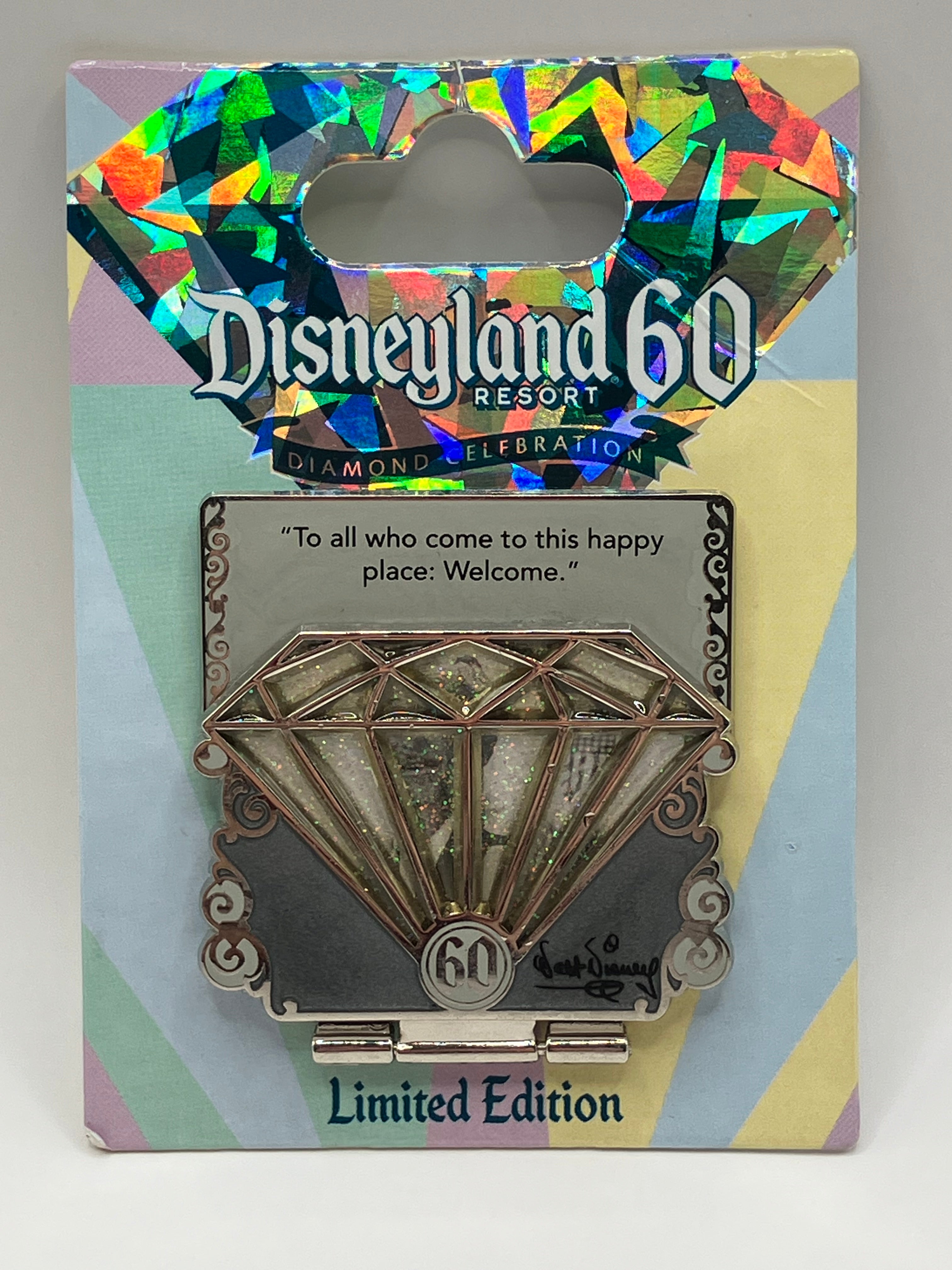 LE 5000 Disneyland 60 Diamond Celebration Walt Disney