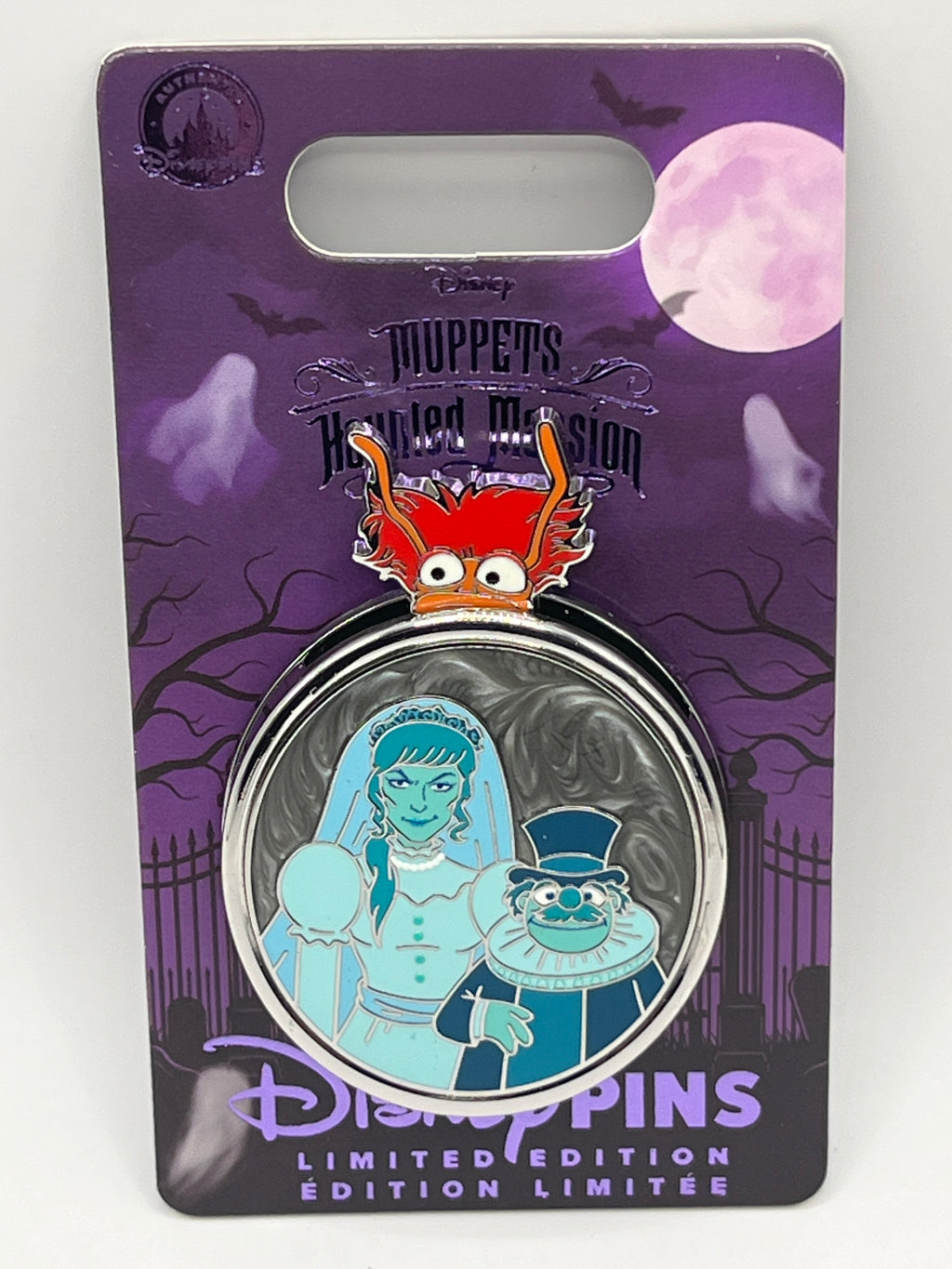 LE 5000 Muppets Haunted Mansion Pepe, Crazy Harry & Bride Slider - Q16