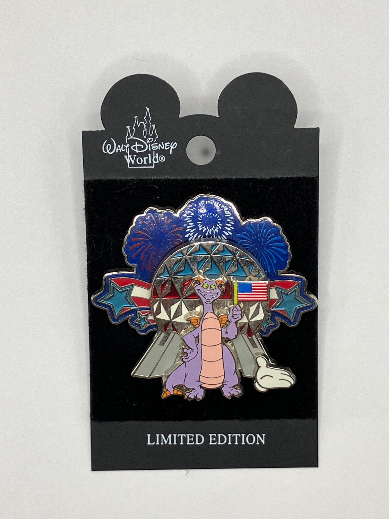 LE 500 WDW White Glove Patriotic Figment