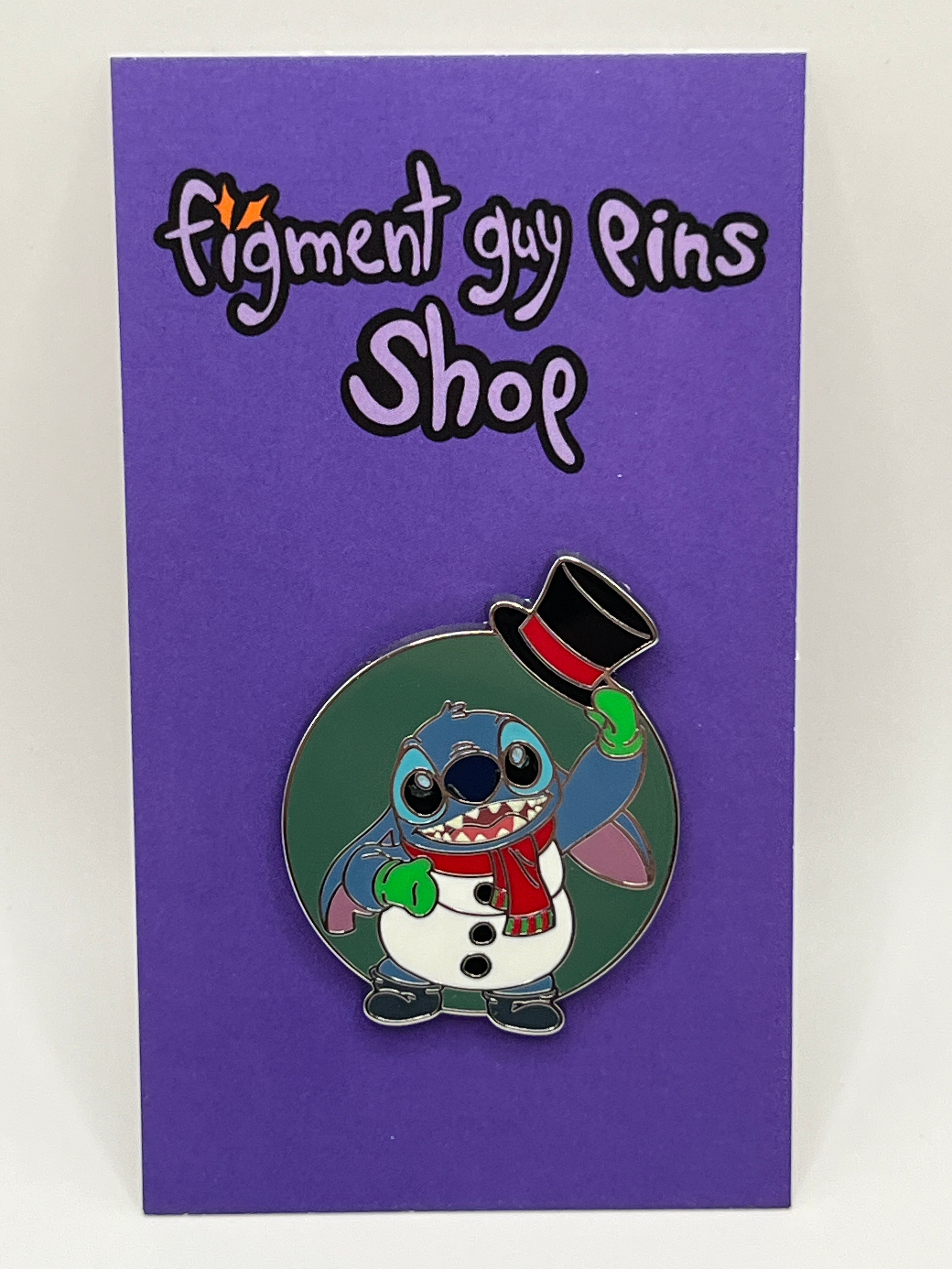 Merry Stitchmas Stitch Snowman