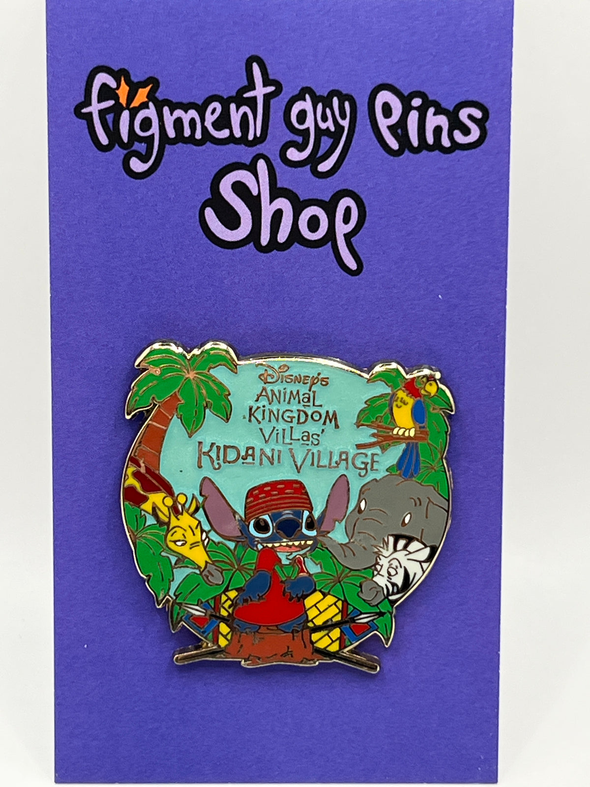DVC Exclusive 2010 Animal Kingdom Villas’ Kidani Village Stitch - Q14