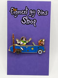 Vintage Character Car Parade Buzz Lightyear & Mr. Potato Head - B32