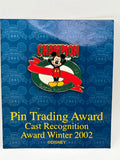 Pin Trading Award Cast Recognition WDW Winter 2002 Mickey - L60