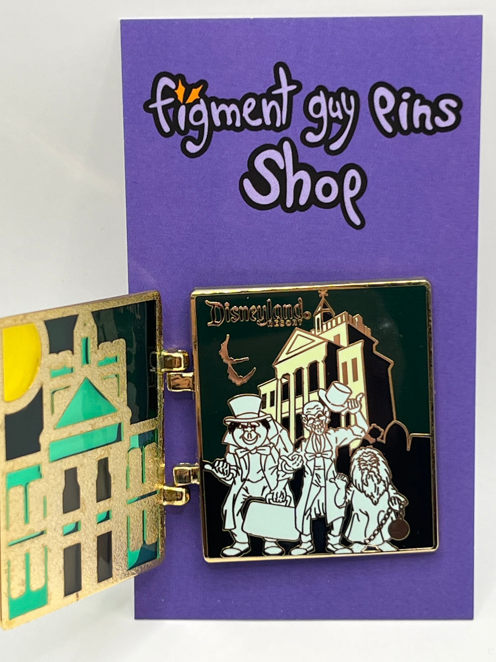 LE 750 DL Cast Exclusive Haunted Mansion Hinge Pin Hitchhiking Ghosts - D17