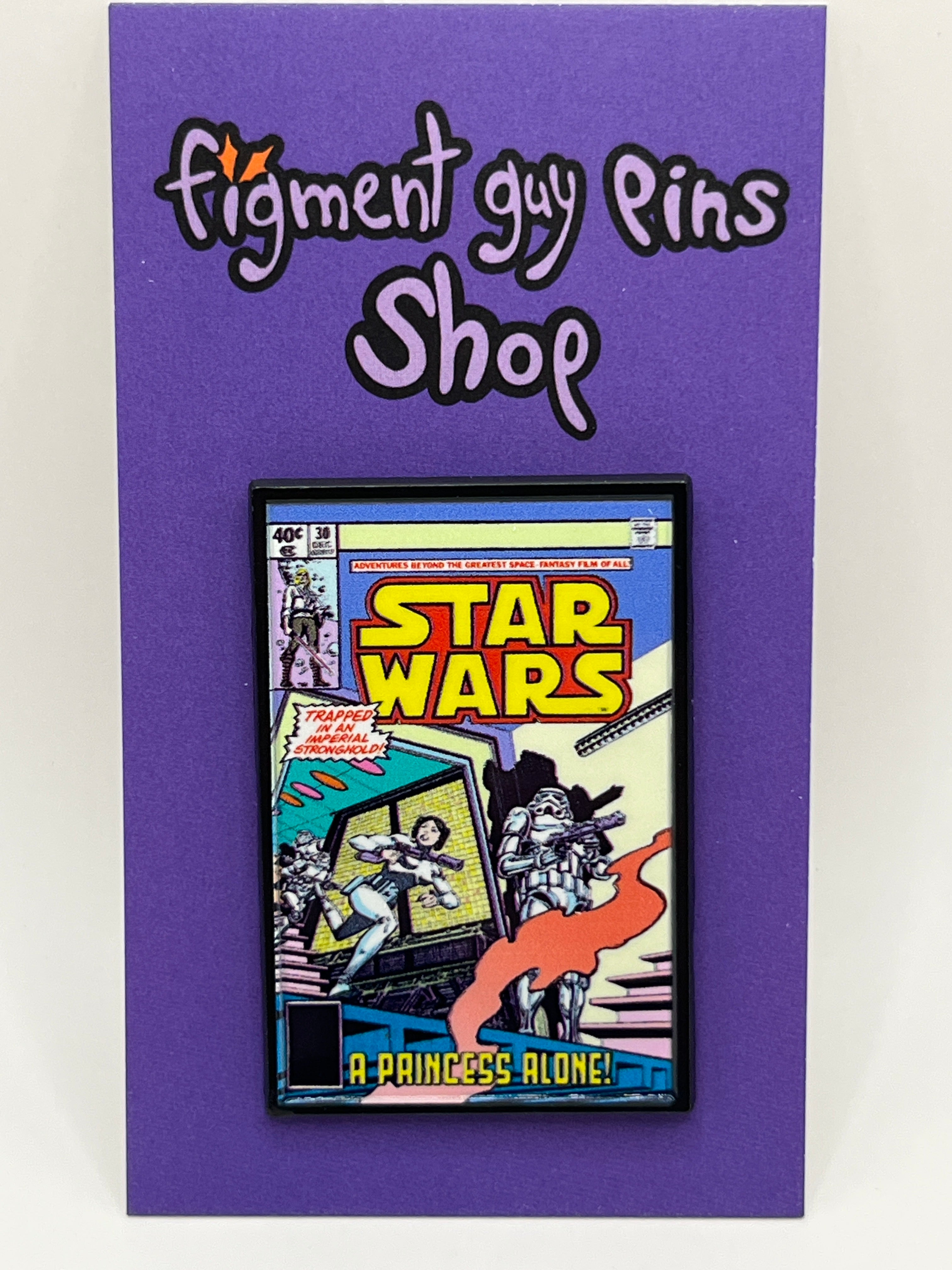 Star Wars Comic Pin A Princess Alone!  Princess Leia