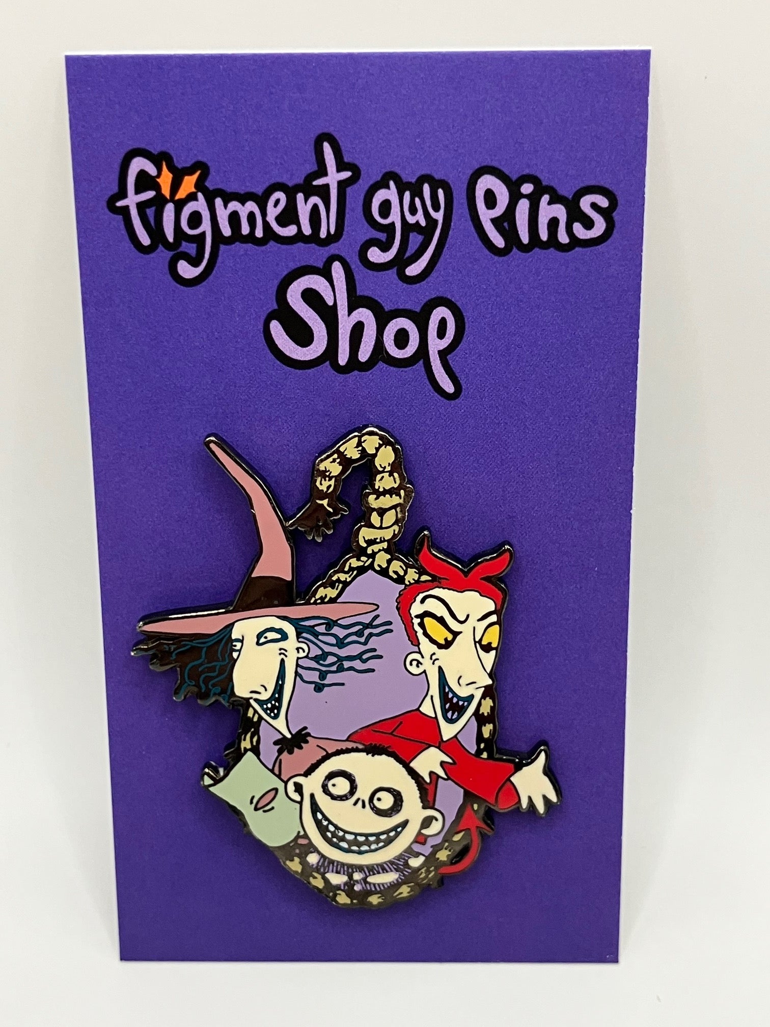 Nightmare Before Christmas Hanging Lock, Shock, And Barrel NBC
