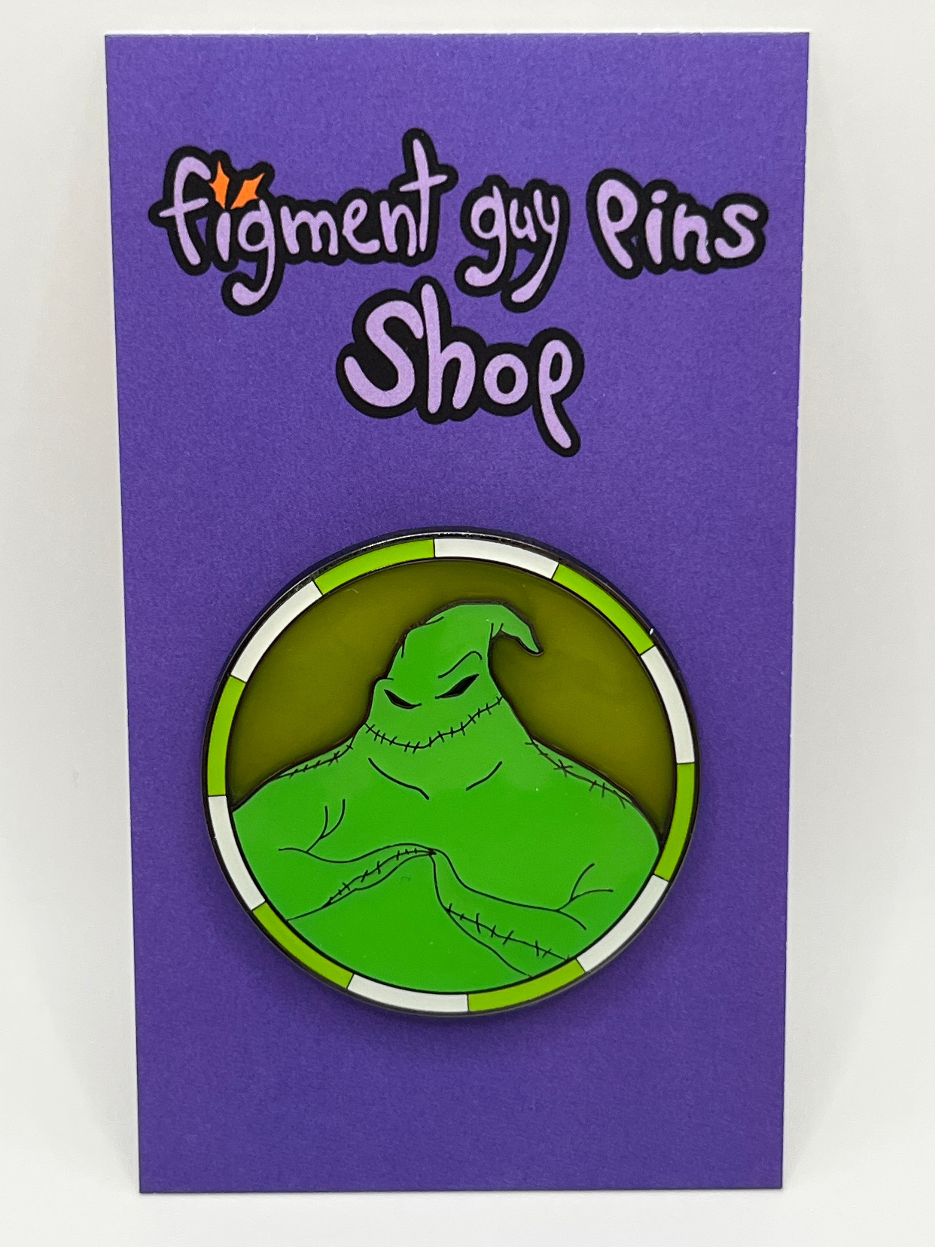 Nightmare Before Christmas Stained Glass Oogie Boogie NBC