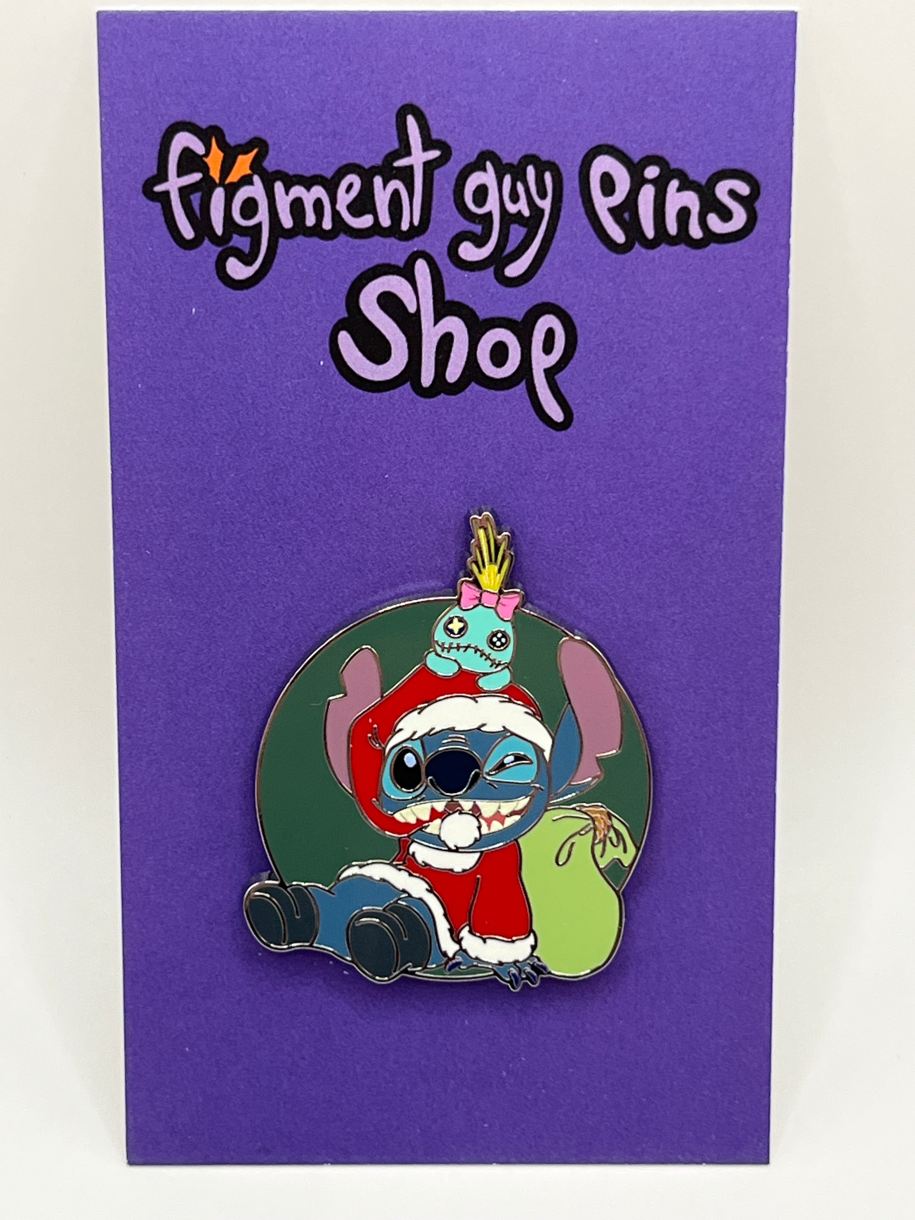 Merry Stitchmas Stitch Santa W/Scrump