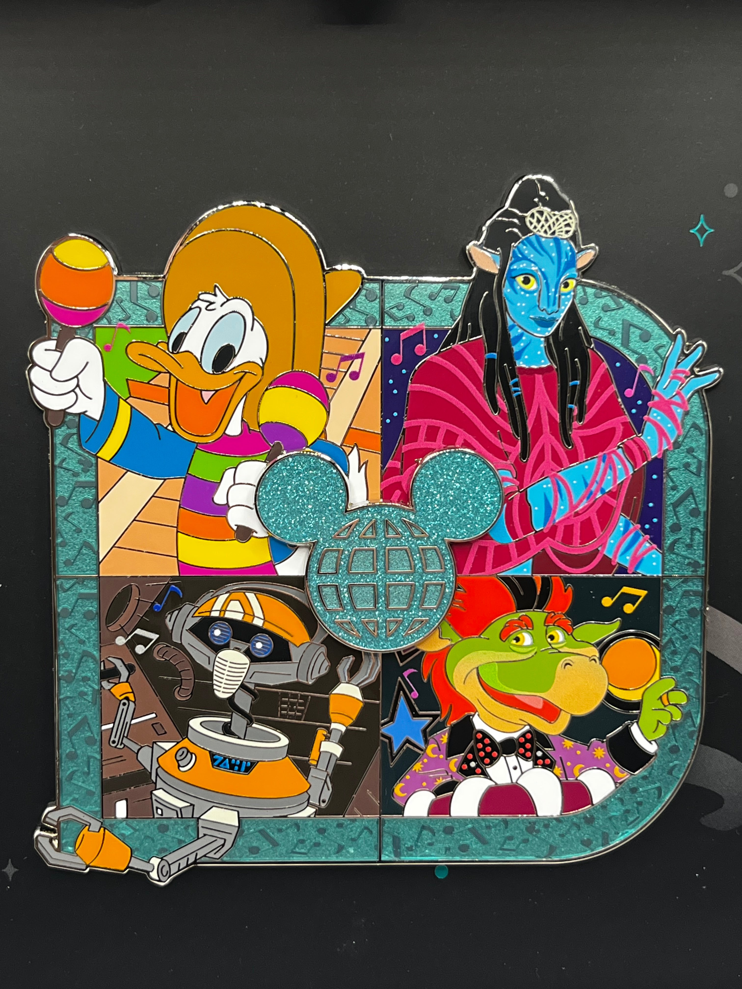 LE 2000 Disney Artist Collection Jumbo Donald, Pandora, Rex & Sonny