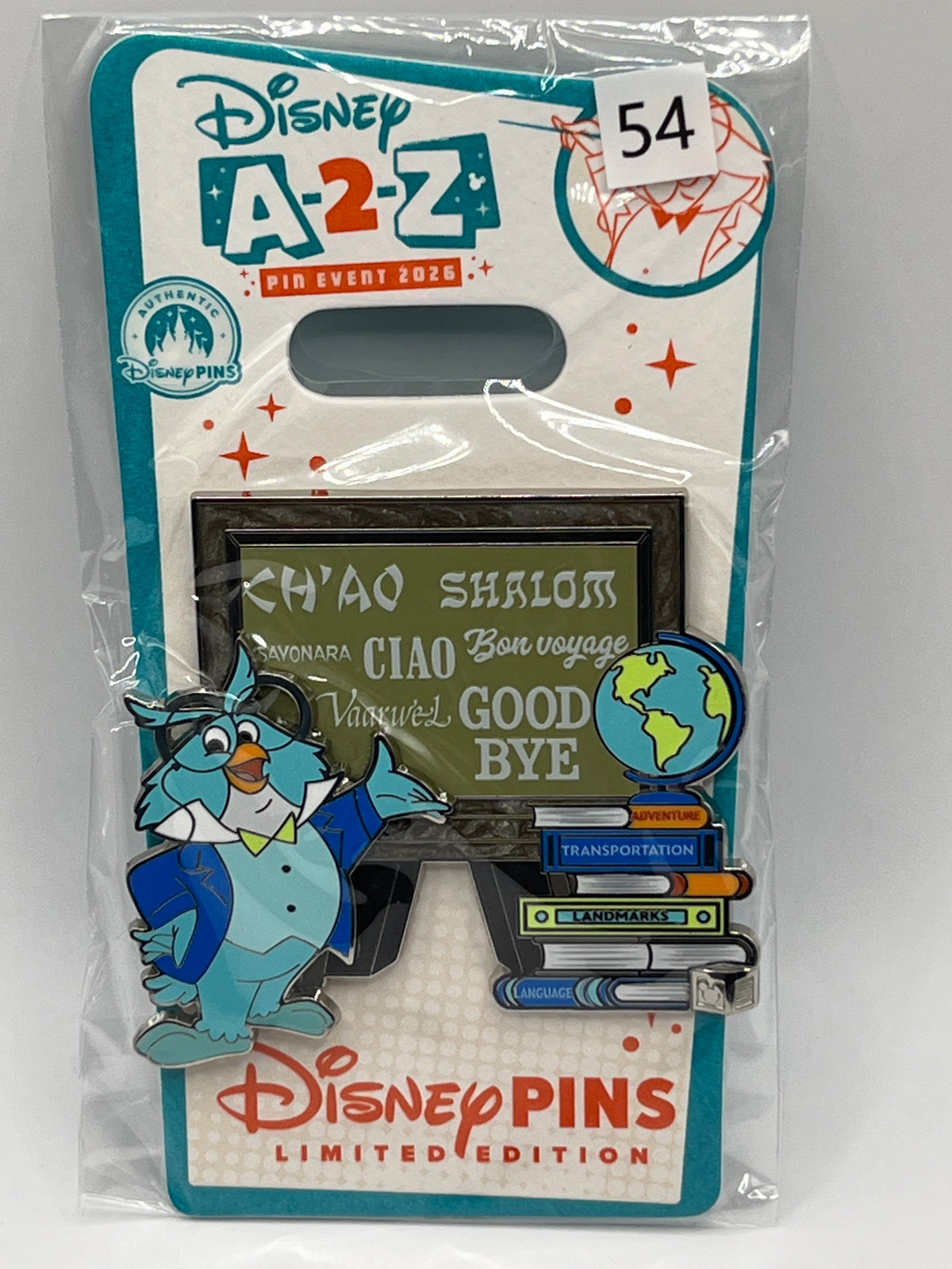 LE 1275 A-2-Z Pin Event 2026 Goodbye Gift Professor Owl - G35