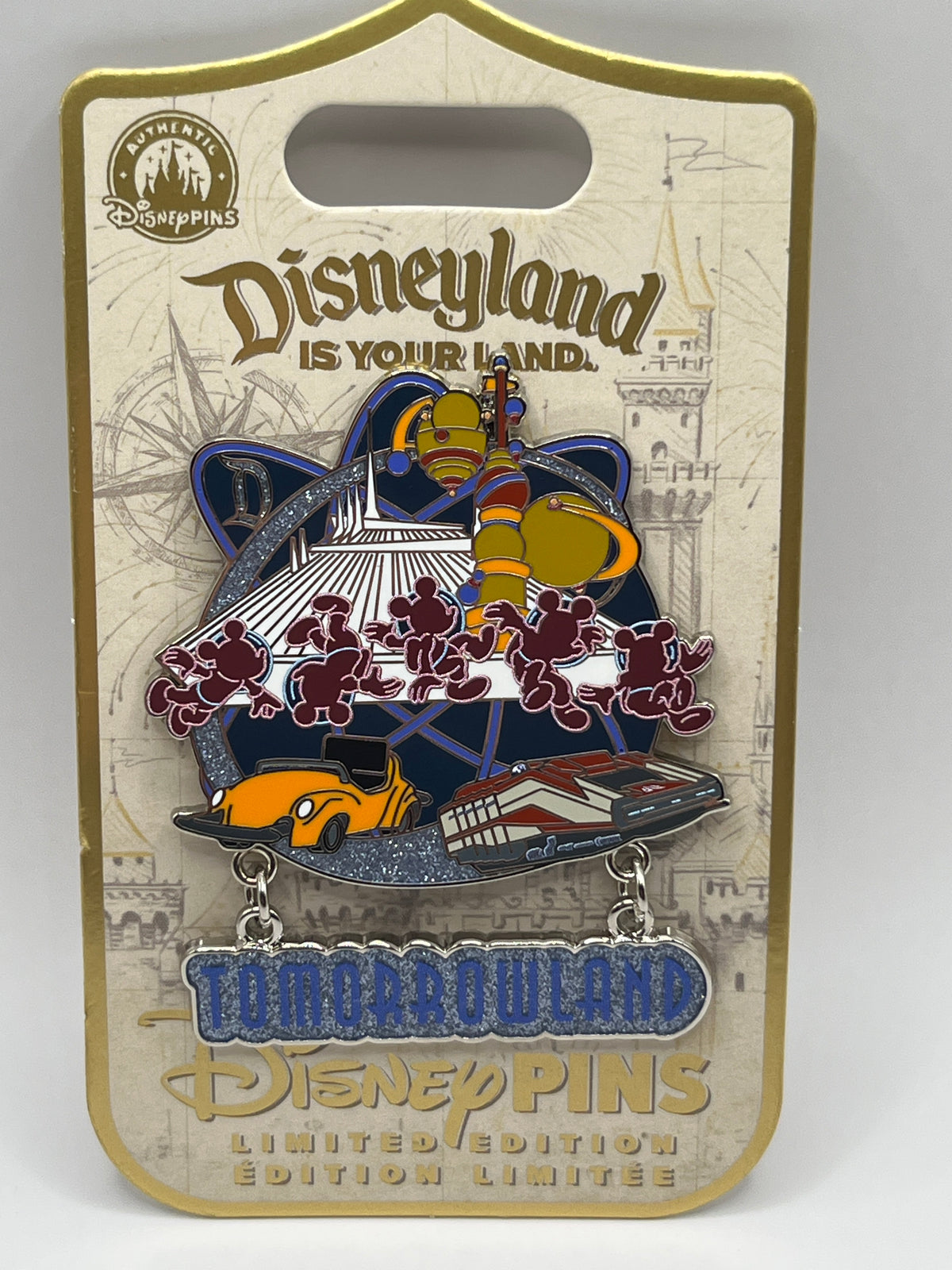 LE 3000 Disneyland Is Your Land Tomorrowland - B37
