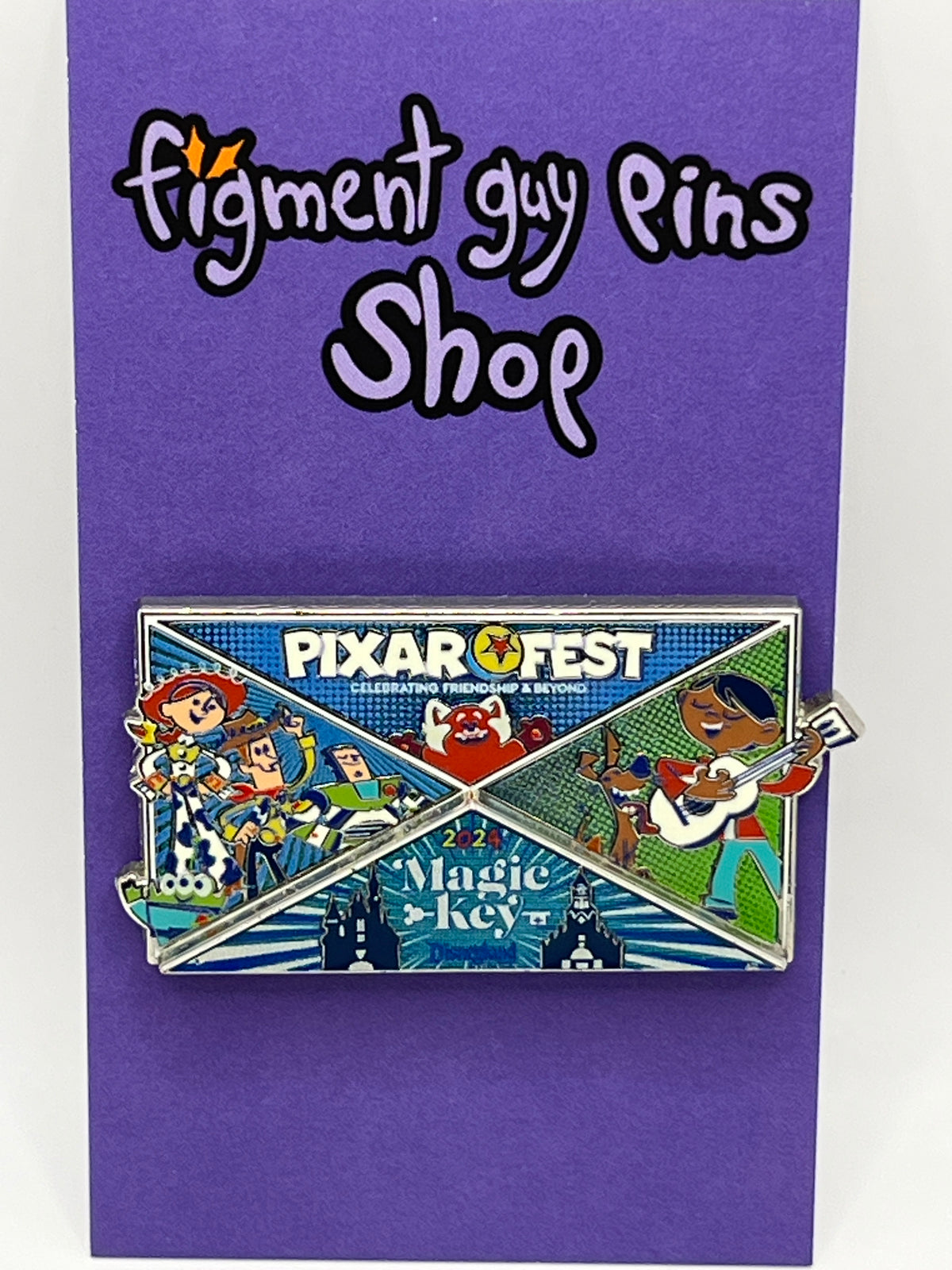Limited Release DL Magic Key 2024 Pixar Fest Toy Story, Red Panda, Coco - Q28