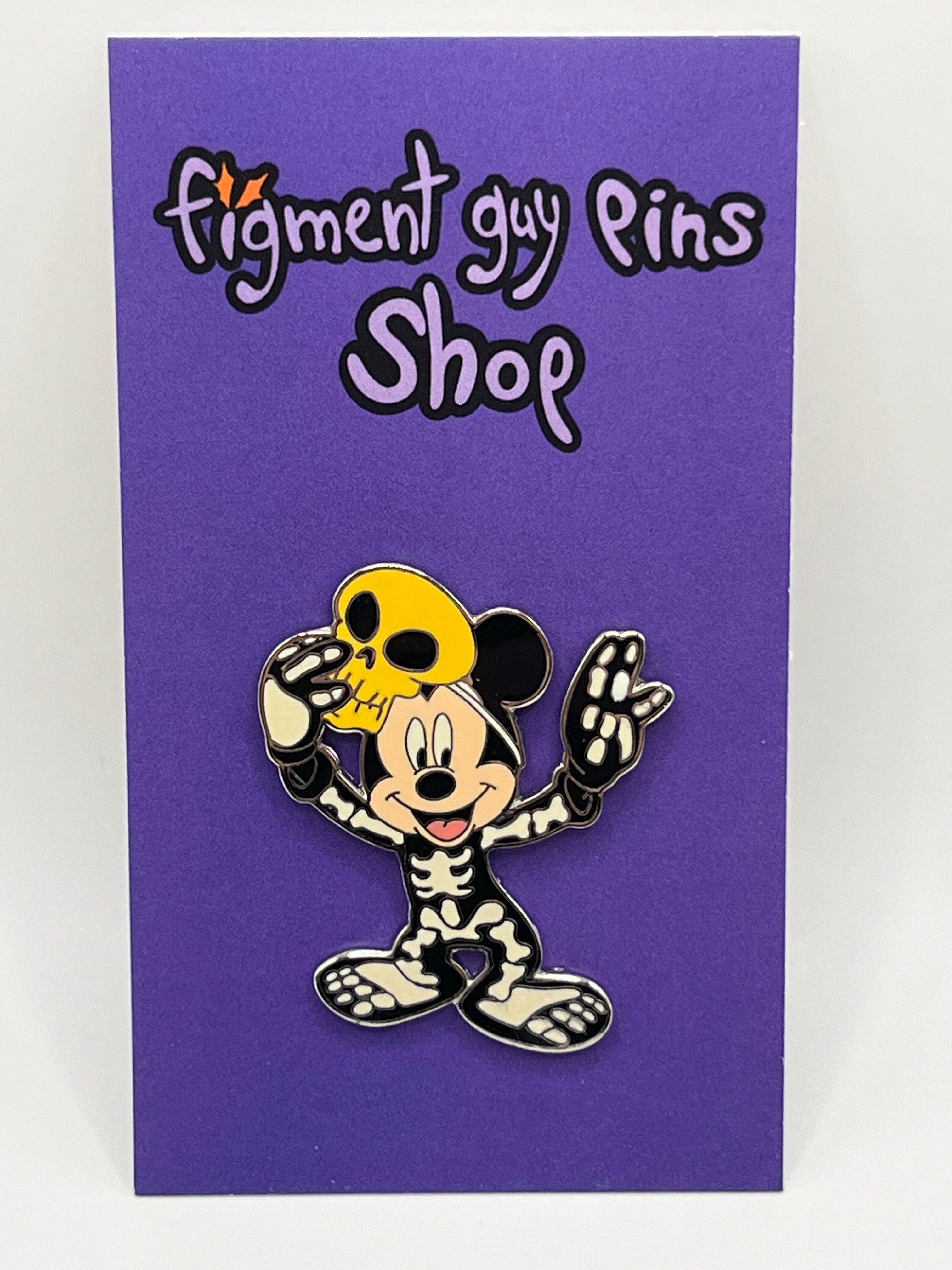 Vintage Mickey Skeleton