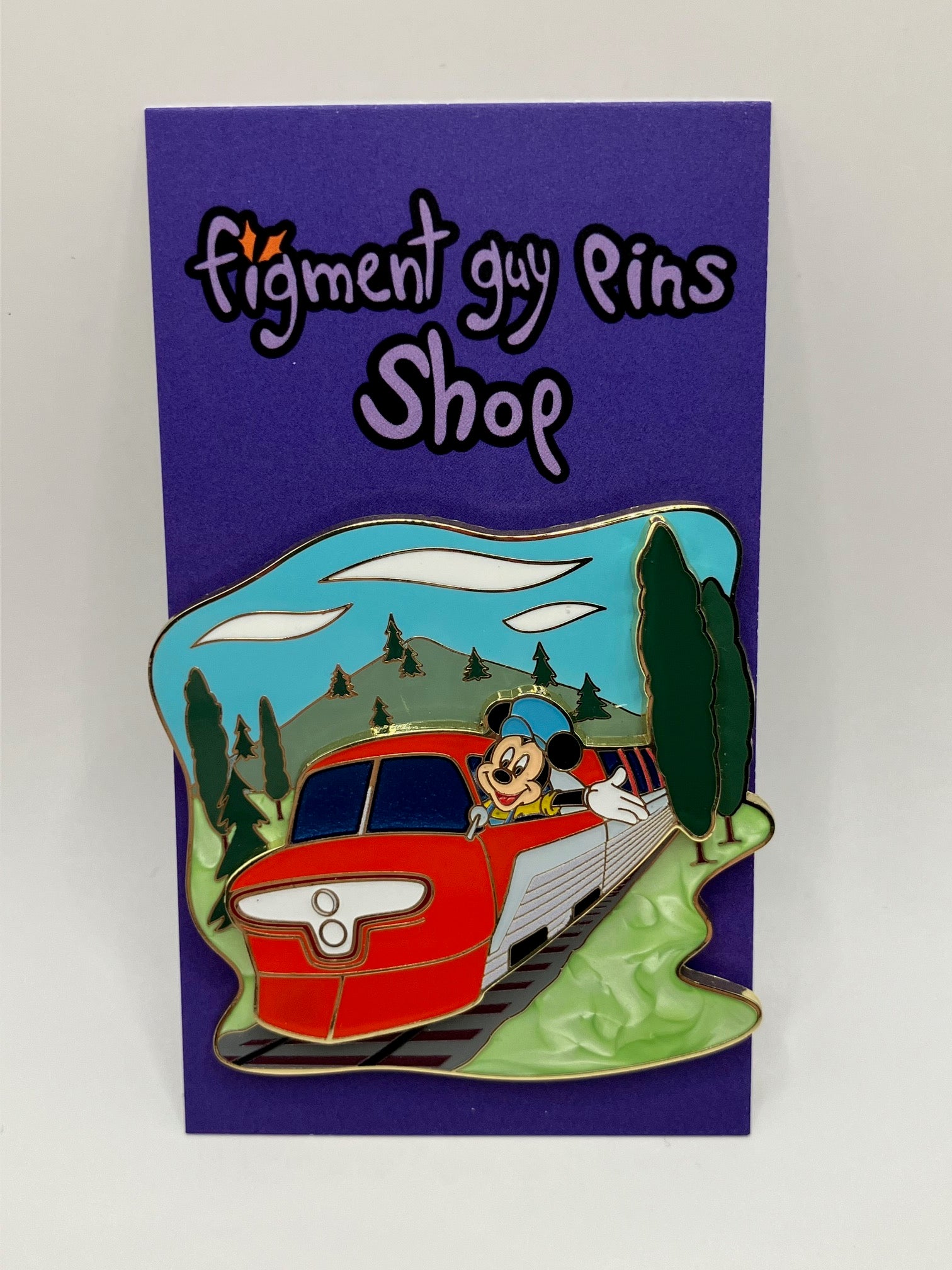 LE 2000 Artist Collection Mickey Mouse On Viewliner - K2