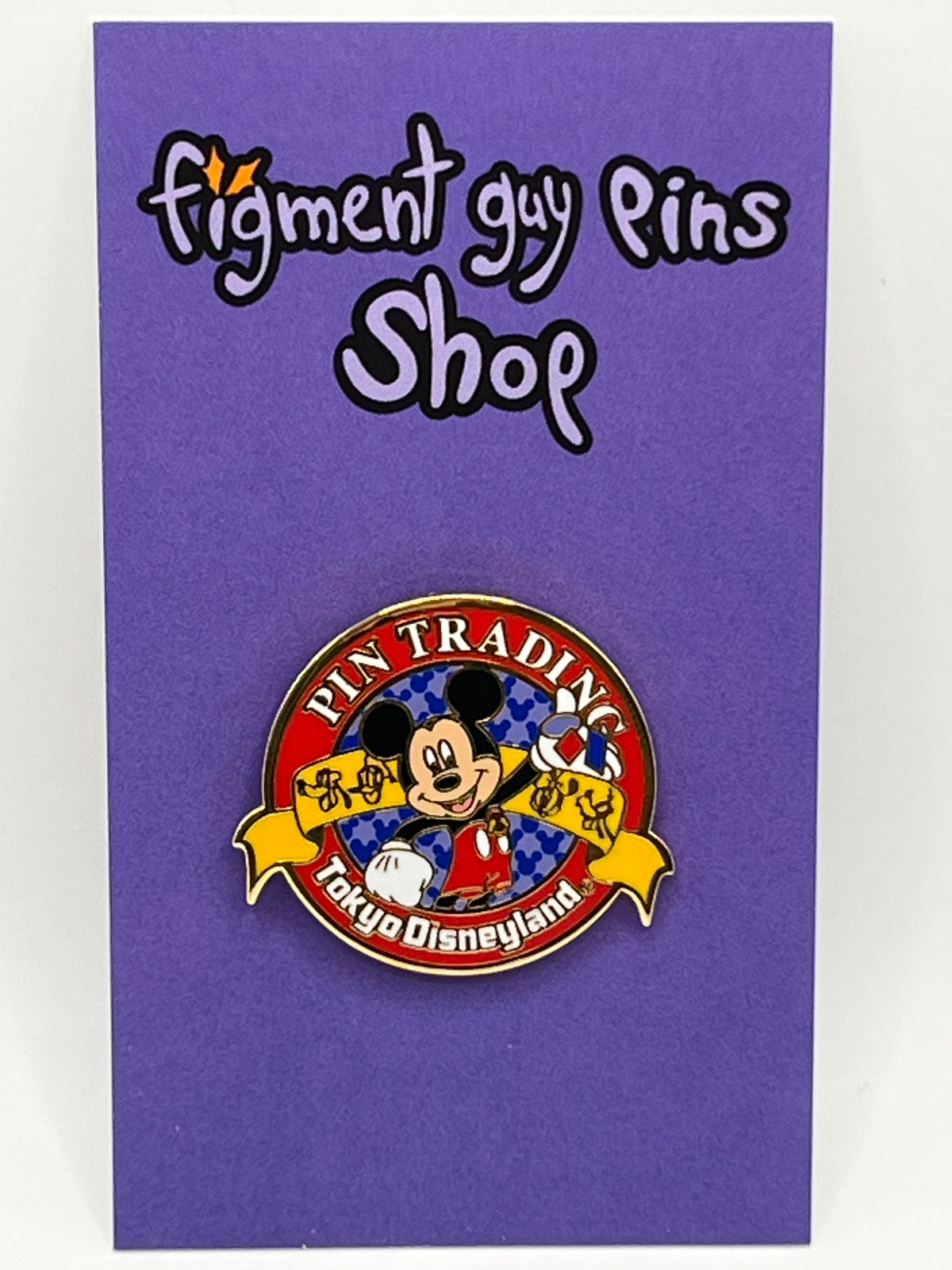 Vintage 2000-2 Tokyo Disneyland Pin Trading Mickey - I46