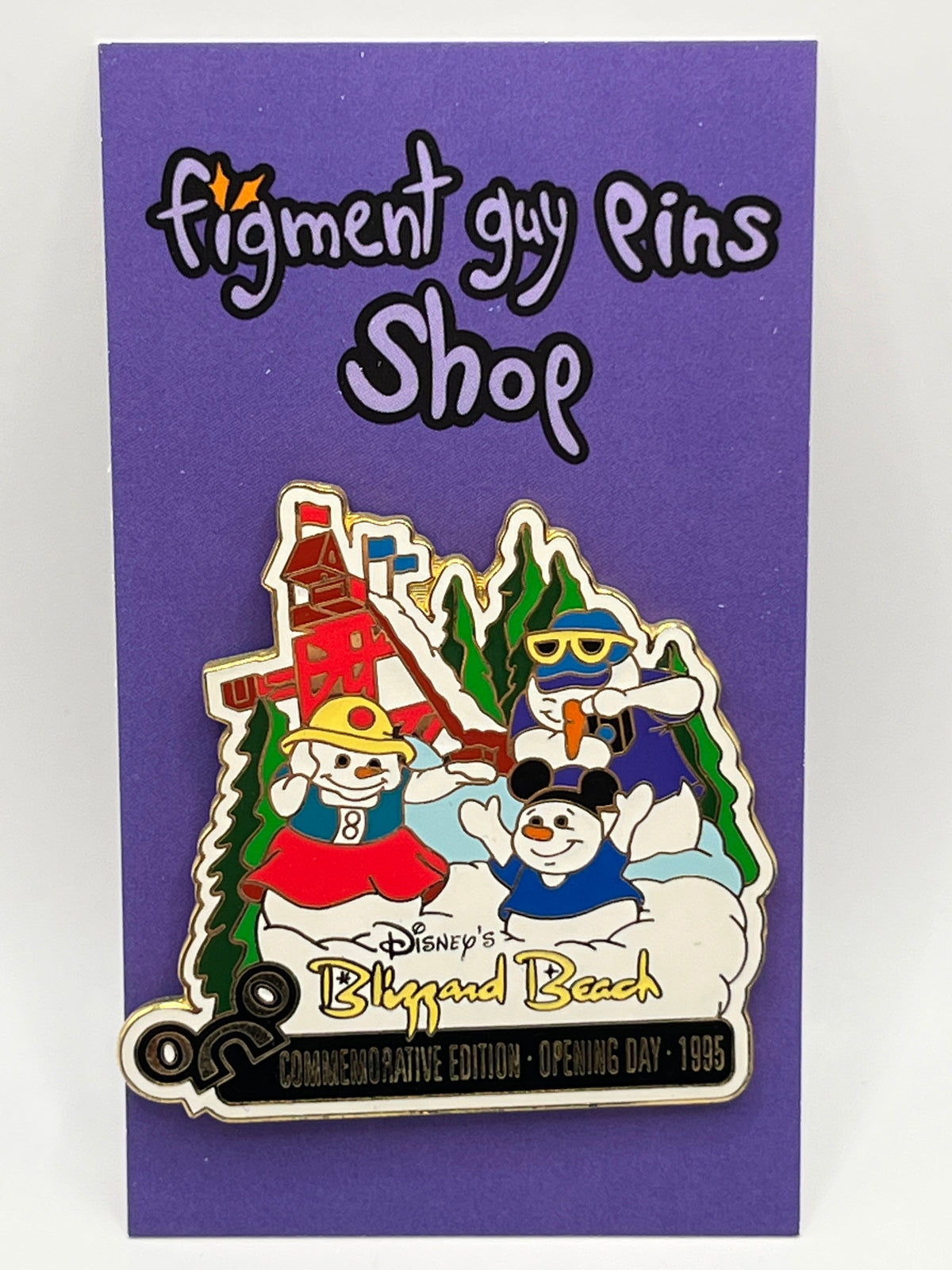 Pin of the Month Commemorative Edition September LE 7500 Blizzard Beach Opening Day 1995 - O32