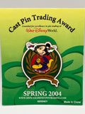 Cast Pin Trading Award WDW Spring 2004 Mickey - L85