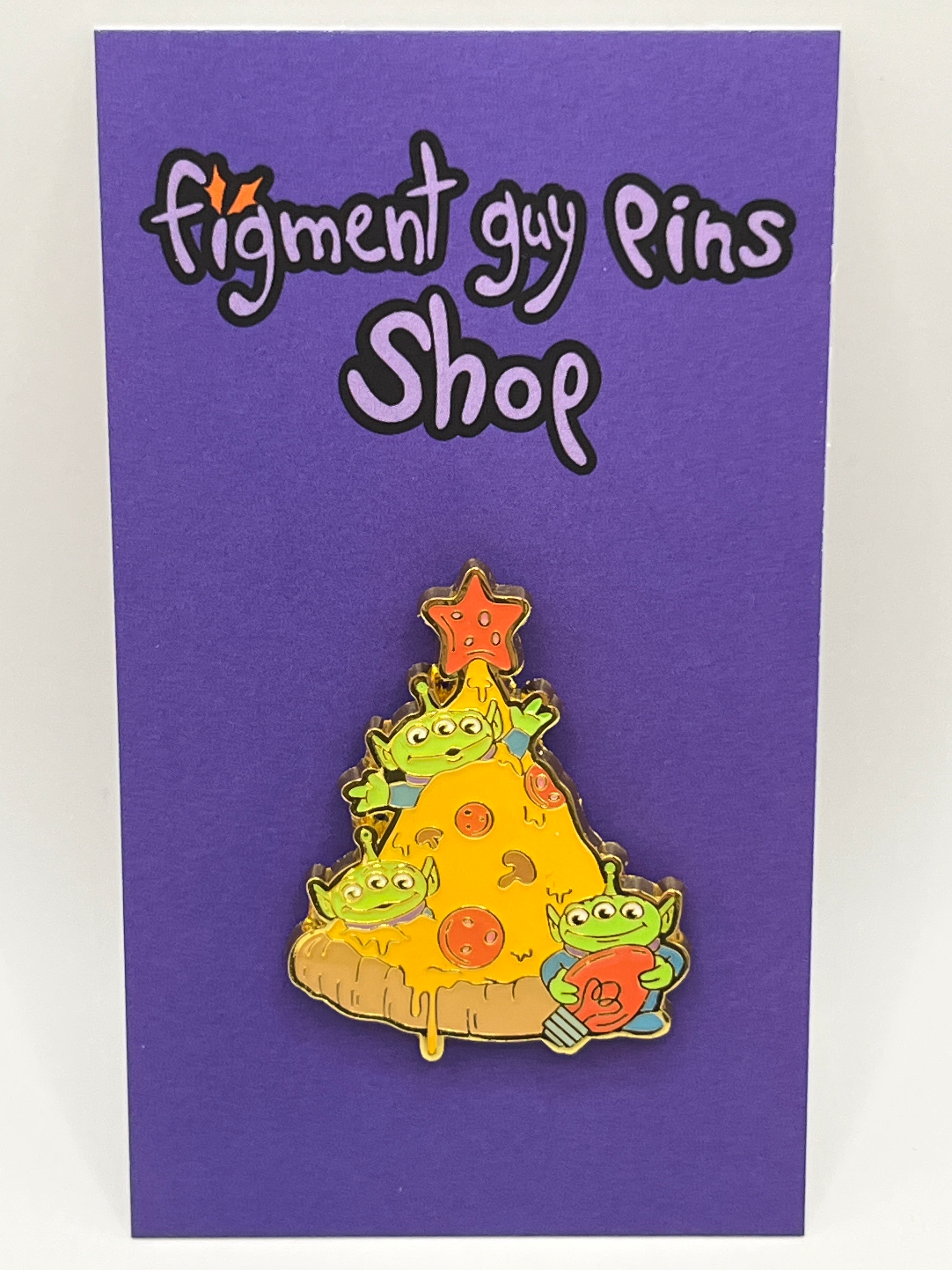 Green Aliens Pizza Christmas Tree Toy Story