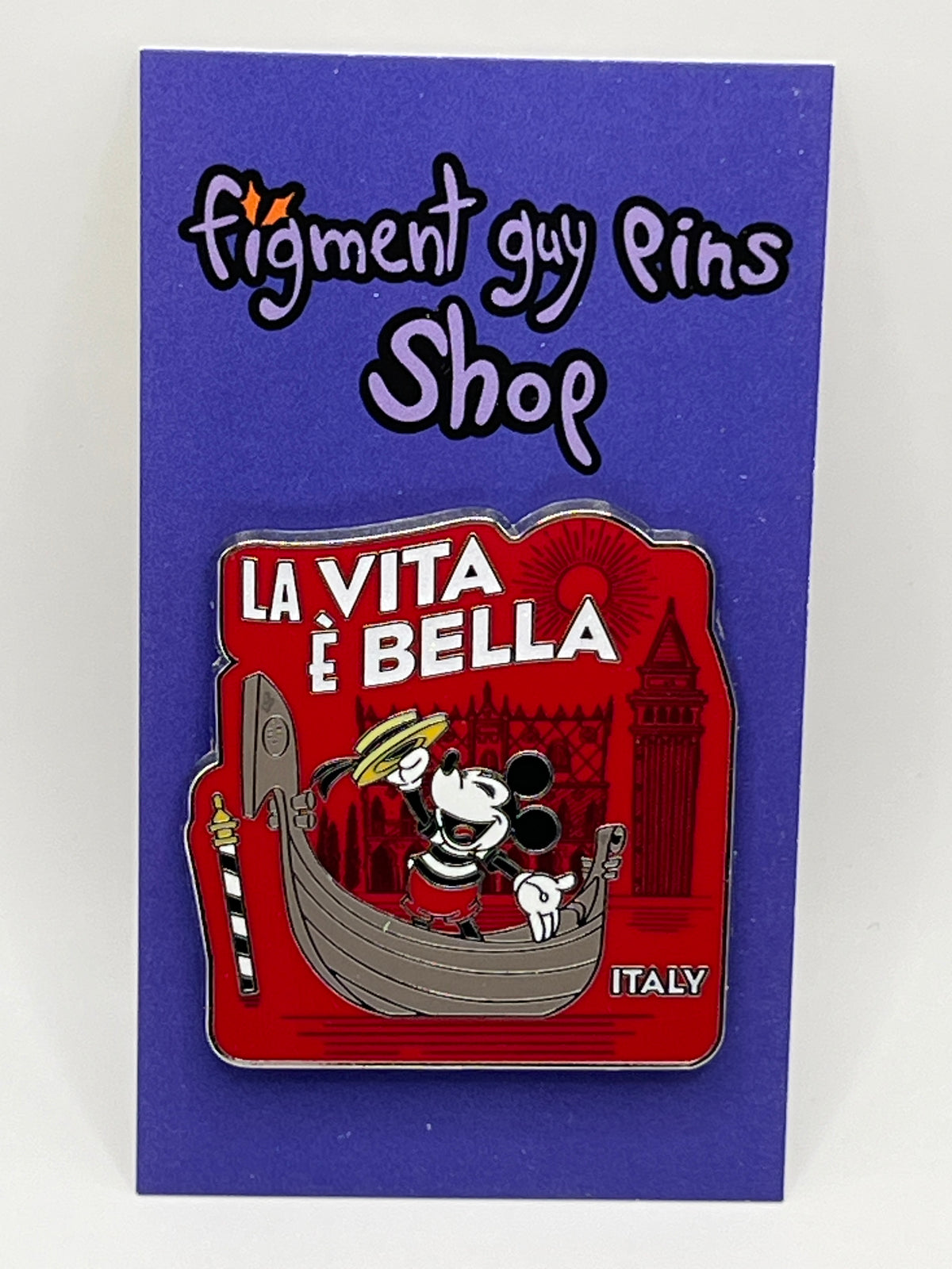 Epcot World Showcase Italy Mickey La Vita e Bella - B18