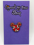 Mickey Head Peppermint Candy Pin - H27