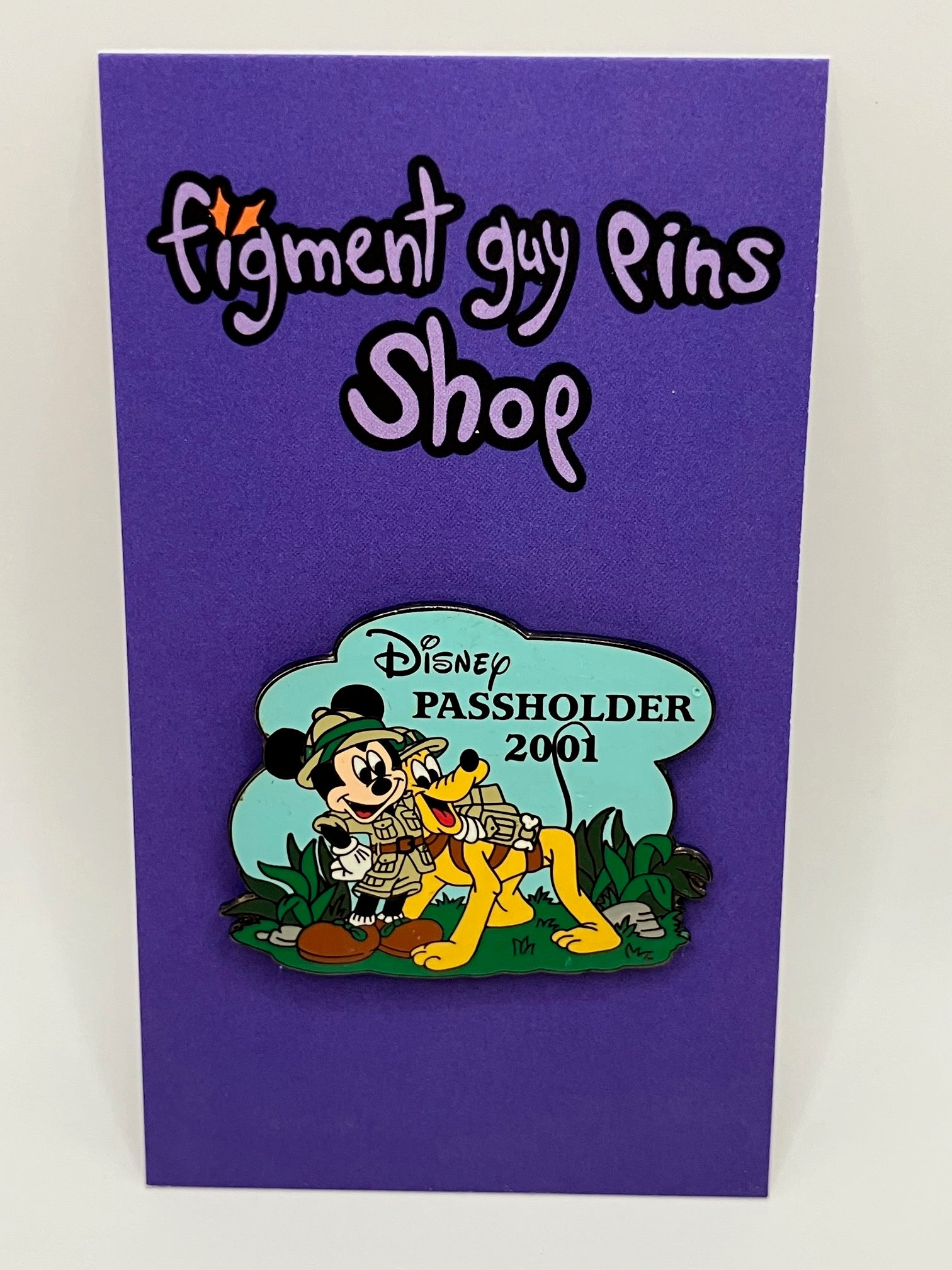 Disney Passholder Safari 2001 Mickey & Pluto