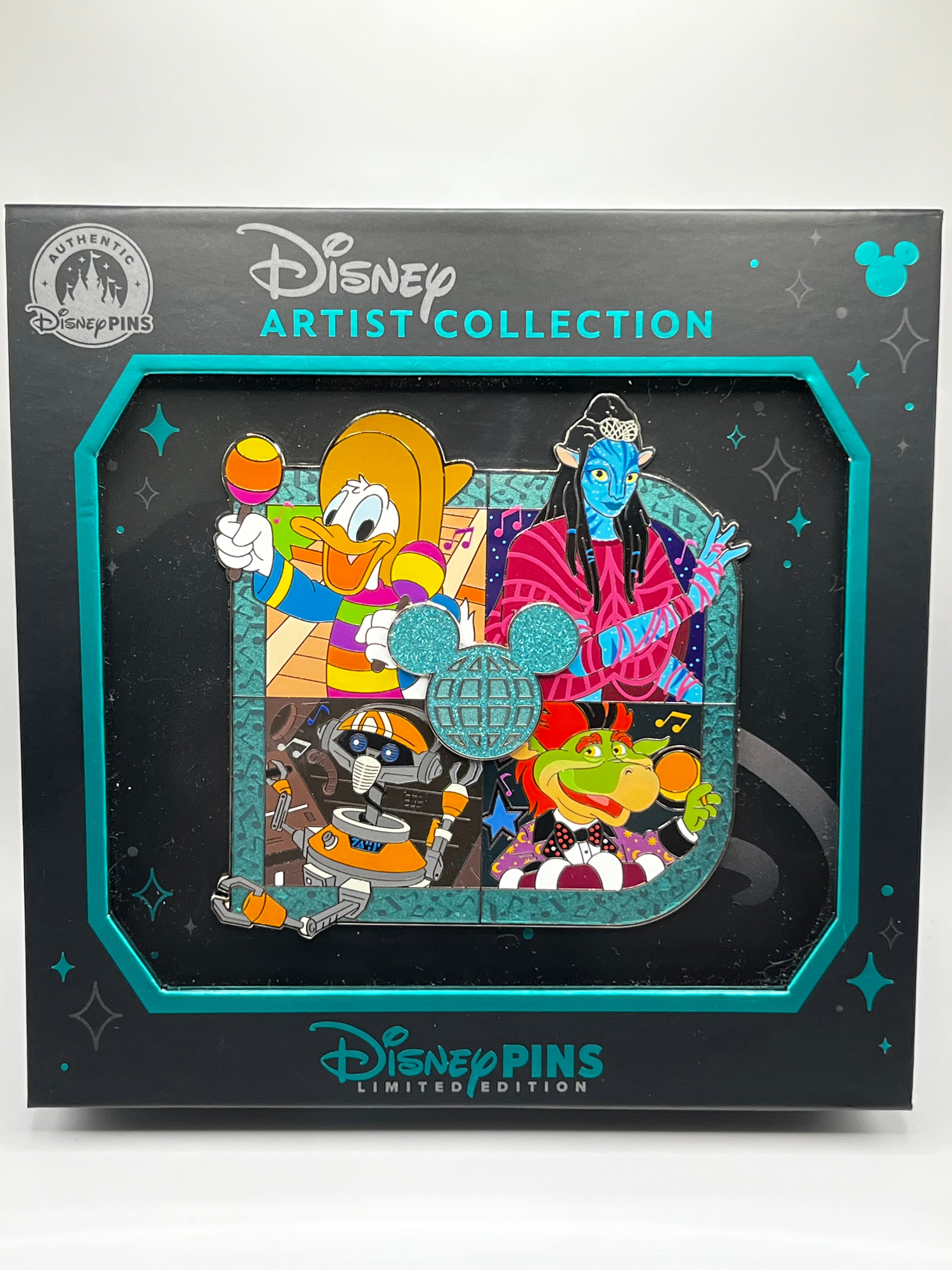 LE 2000 Disney Artist Collection Jumbo Donald, Pandora, Rex & Sonny