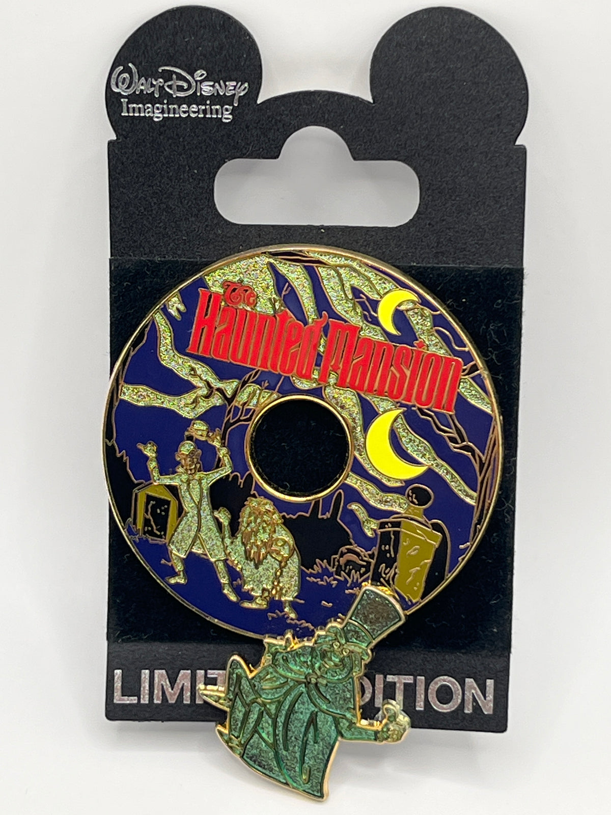LE 300 WDI The Haunted Mansion Hitchhiking Ghosts CD ROM Pin - D49