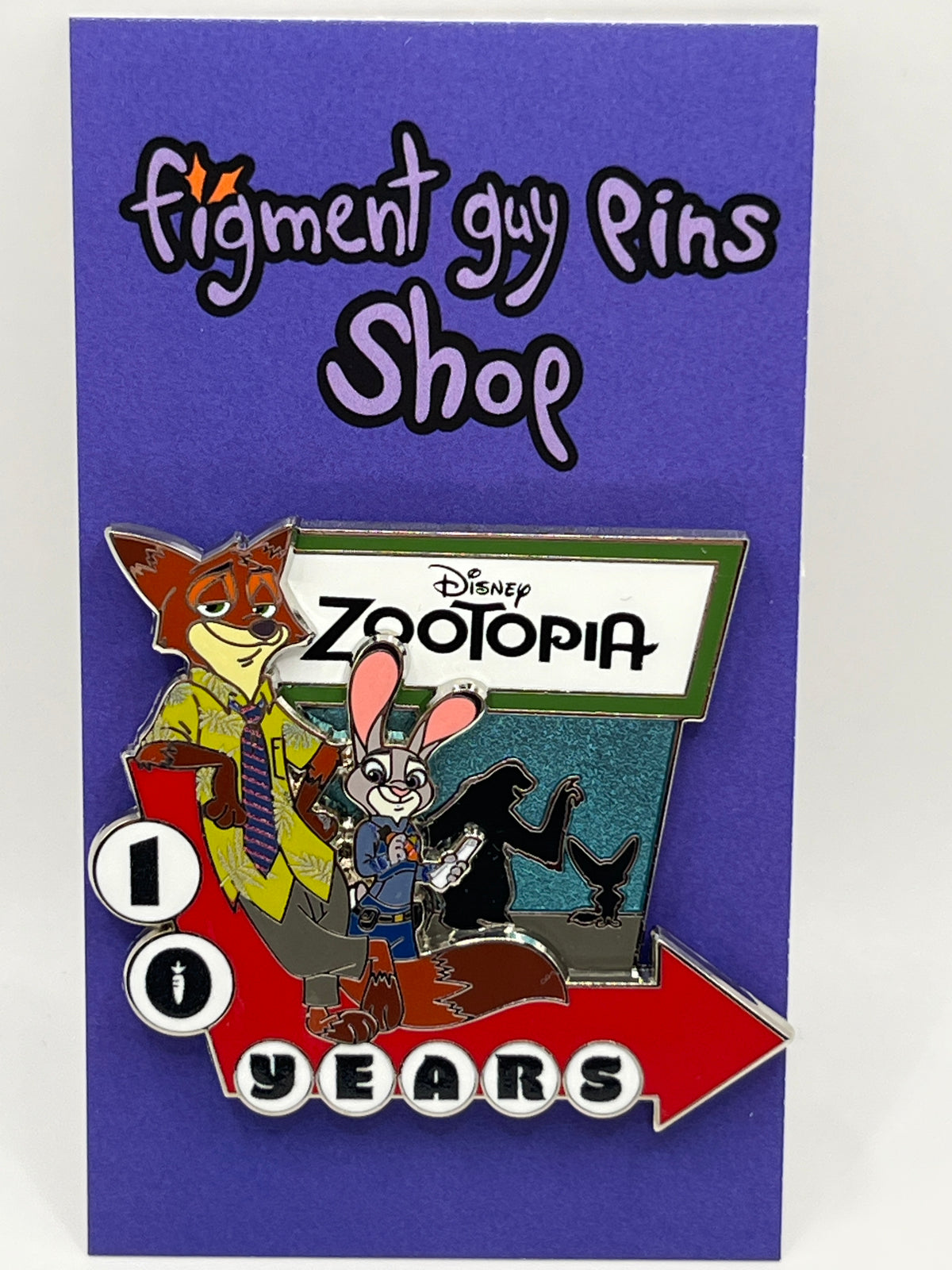 LE 1650 10 Year Anniversary Zootopia Nick & Judy - Q19