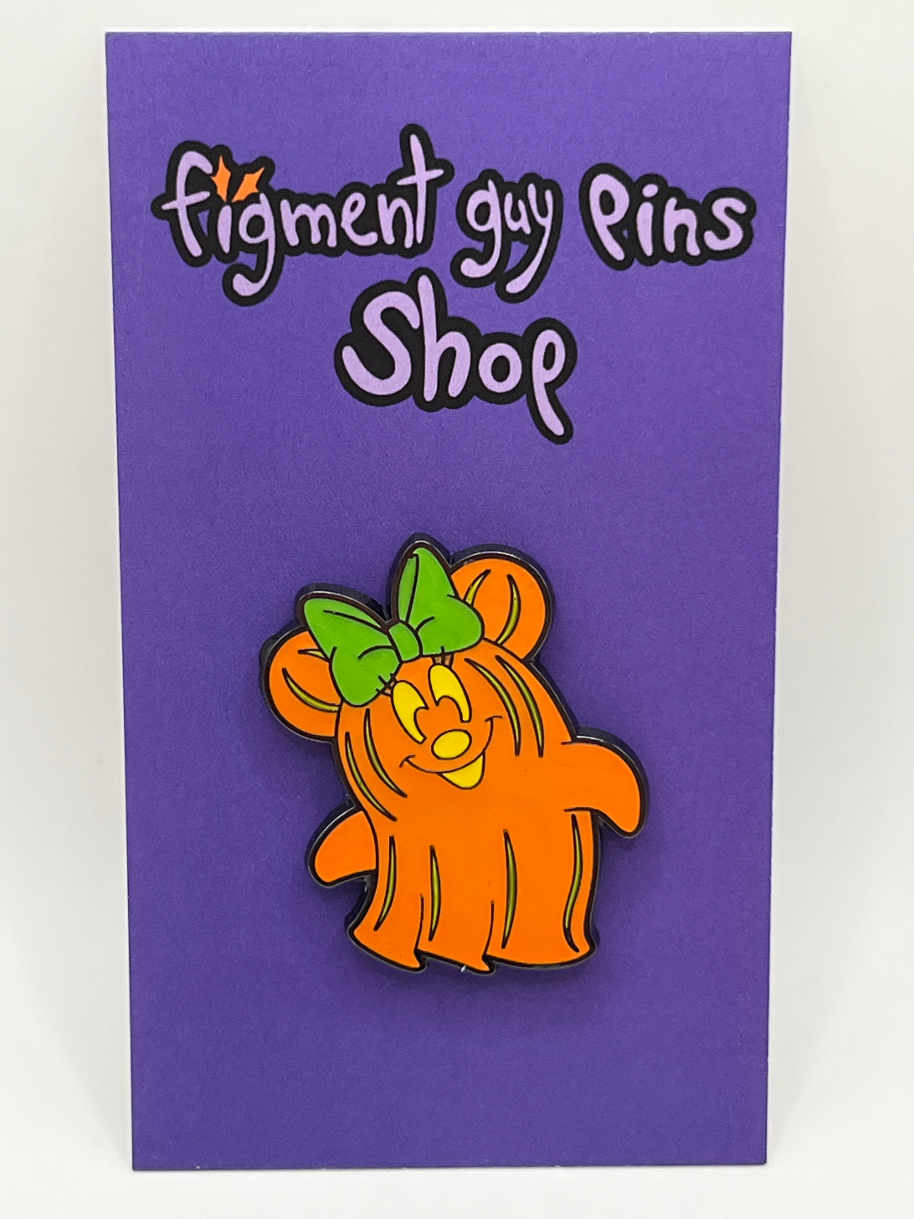 Minnie Mouse Pumpkin Ghost