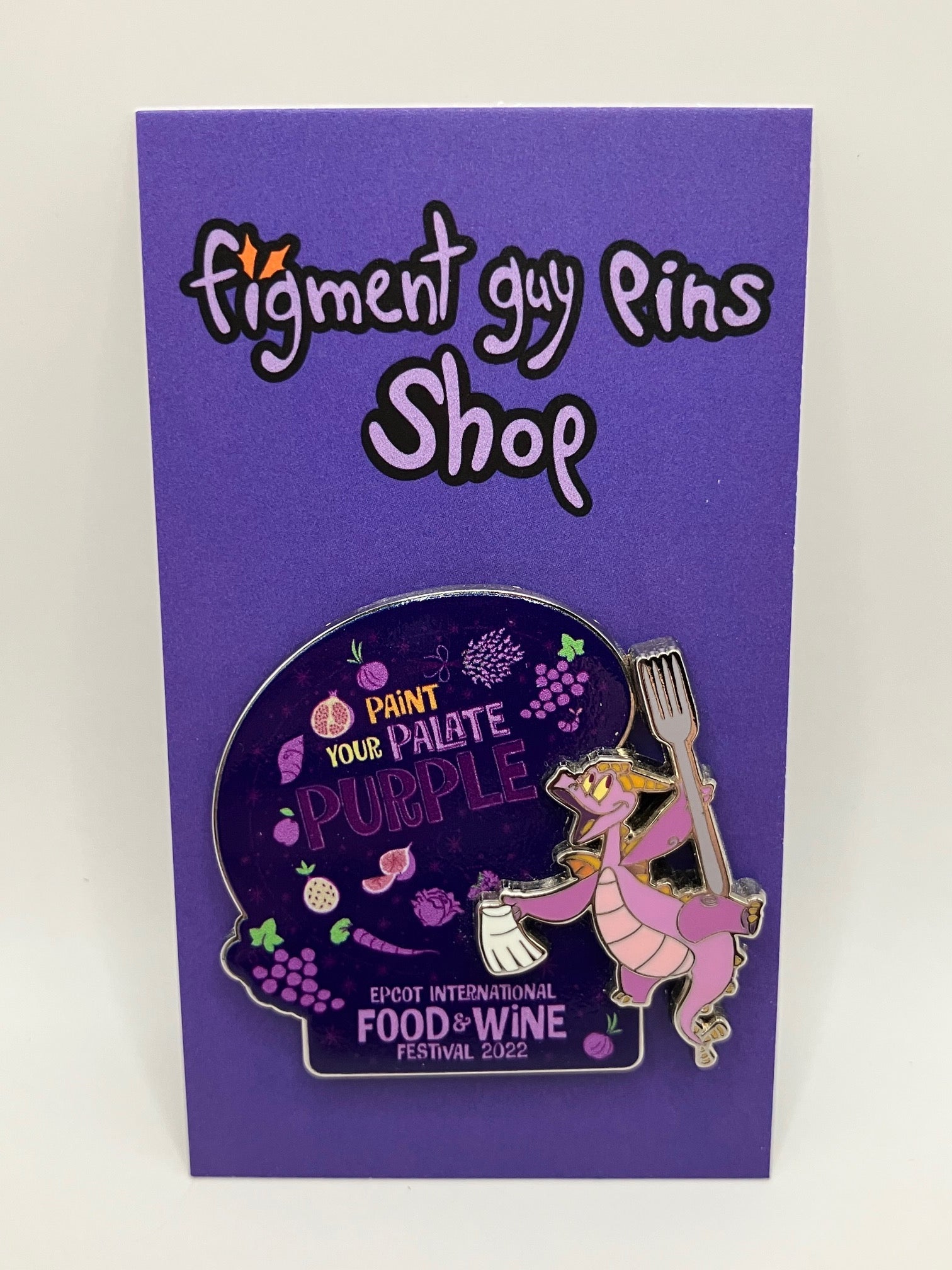 LR Epcot Food And Wine Paint Your Palate Purple 2022 Figment