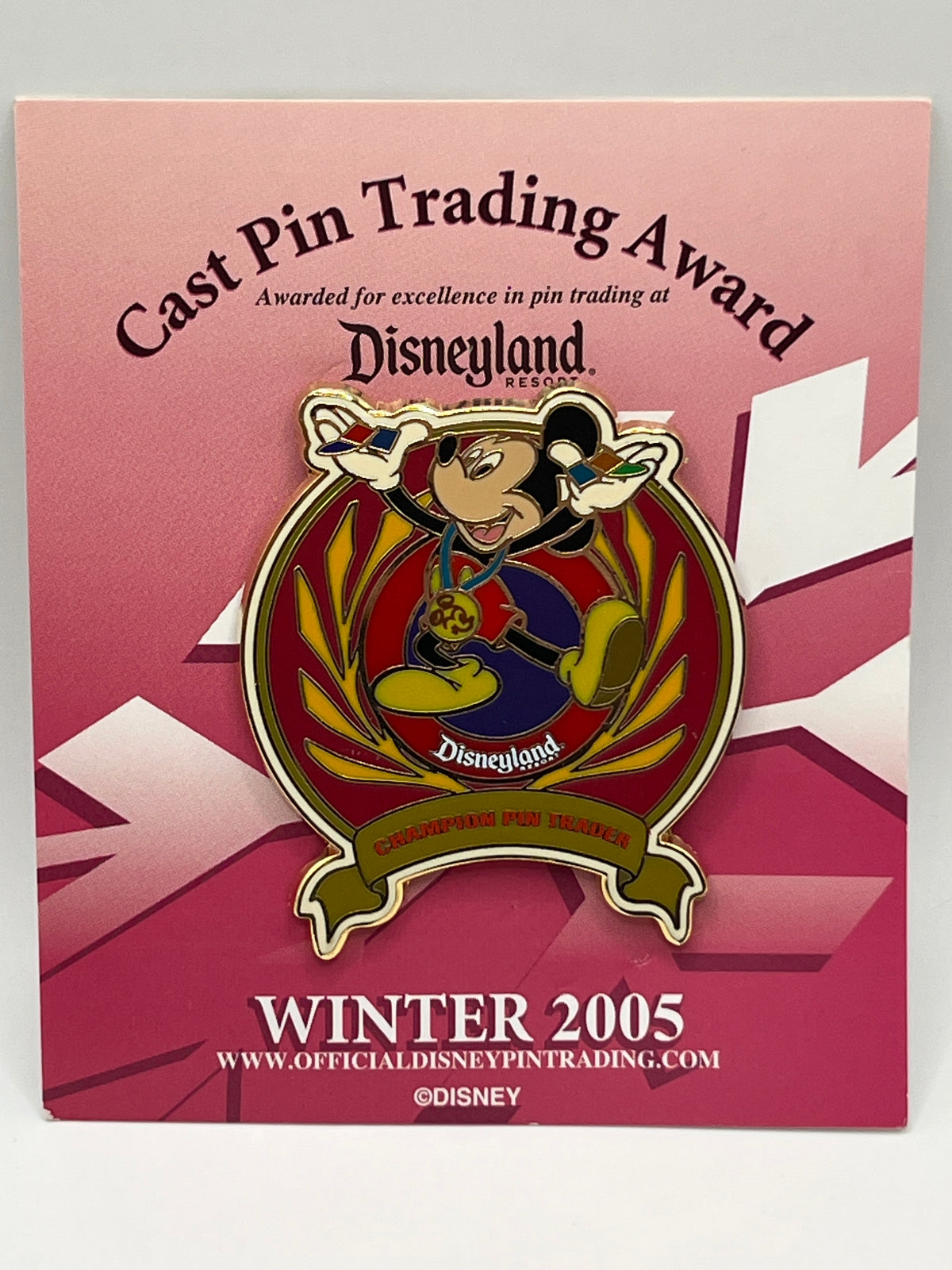 Cast Pin Trading Award DL Winter 2005 Mickey - N9