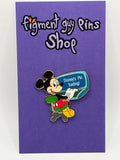 Cast Exclusive Mickey Disney Pin Trading “Computer Programer” - I44