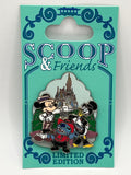 LE 1000 Scoop & Friends Citizens of Main St. Mickey, Scrooge & Stitch - D55