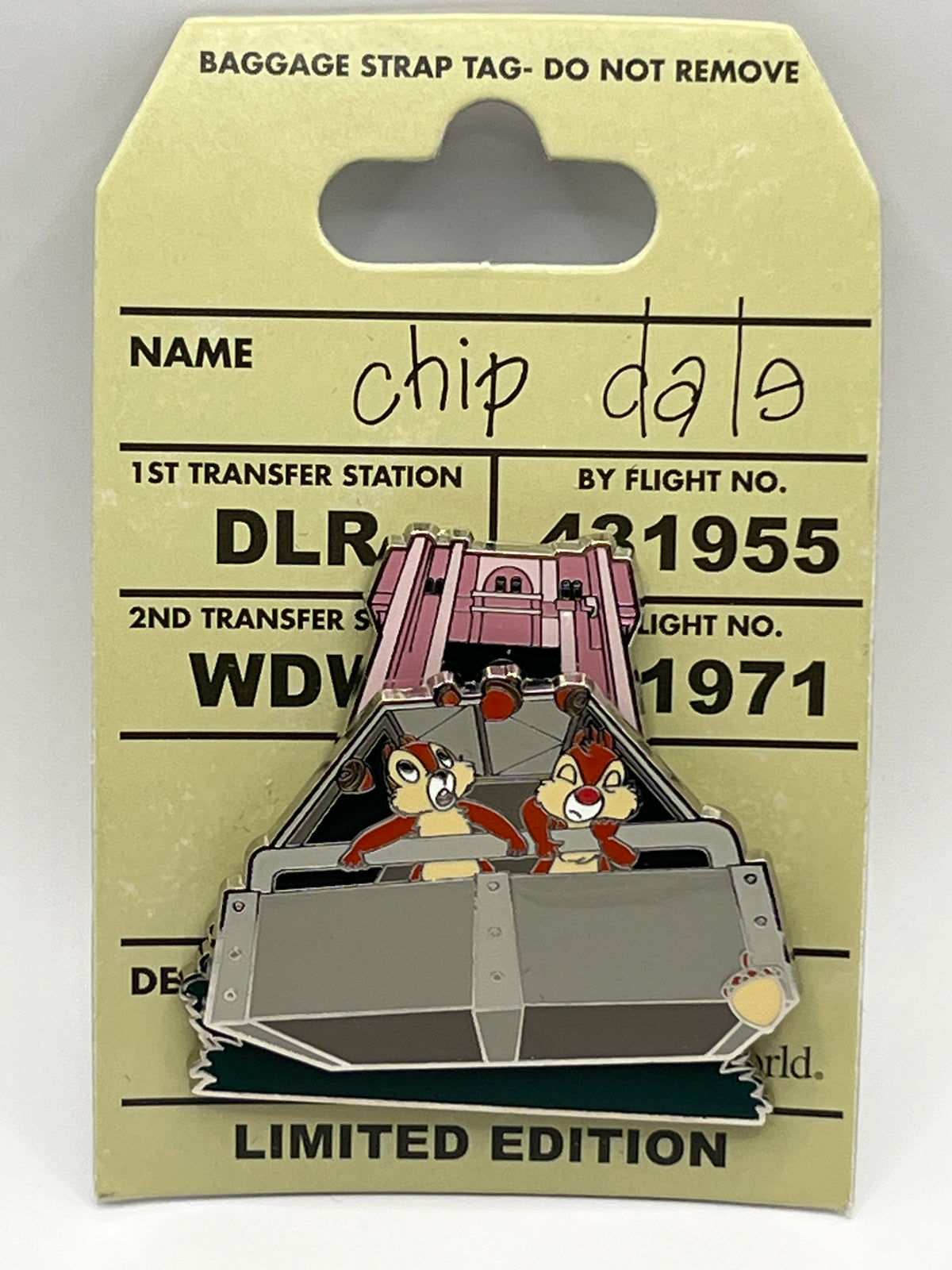 LE 1800 Tower of Terror Chip & Dale - D54