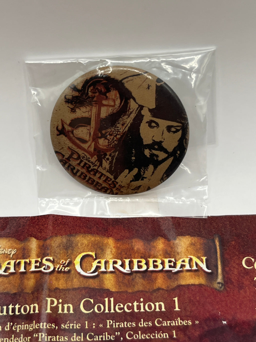 Pirates of the Caribbean Button Collection 9 Buttons - BB19