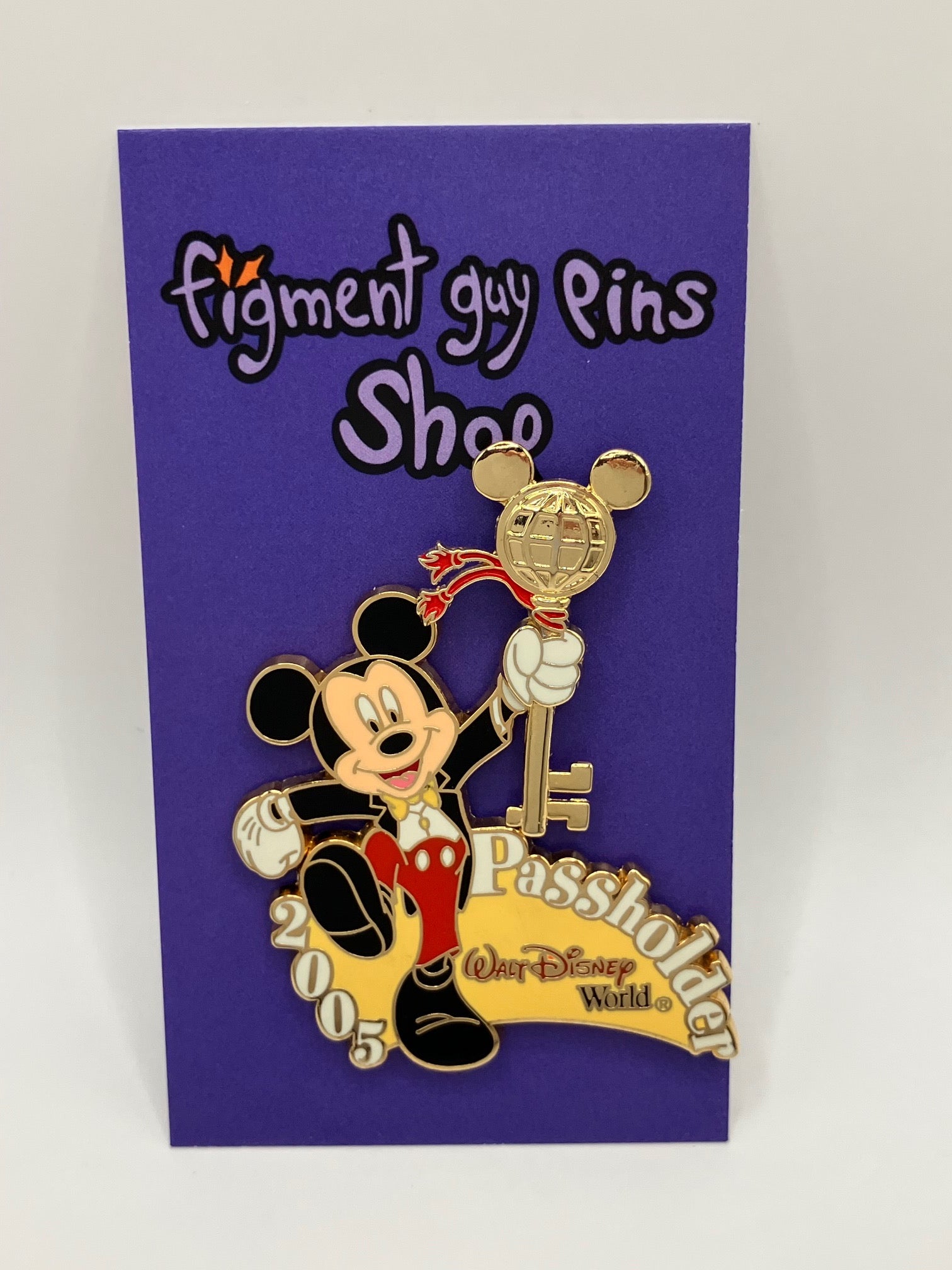 WDW Passholder 2005 Mickey Key Spinner