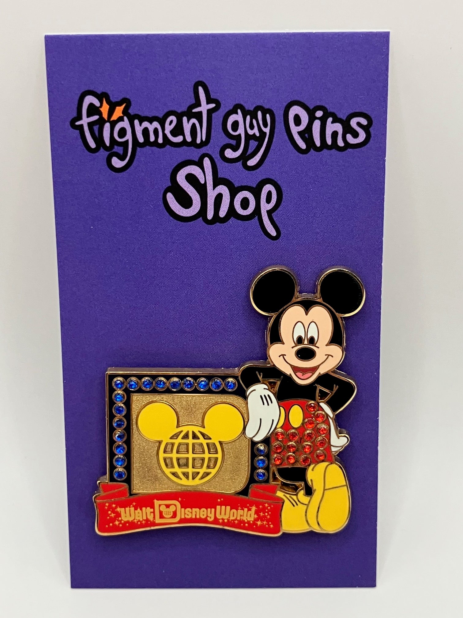 WDW Jeweled Mickey And Logo