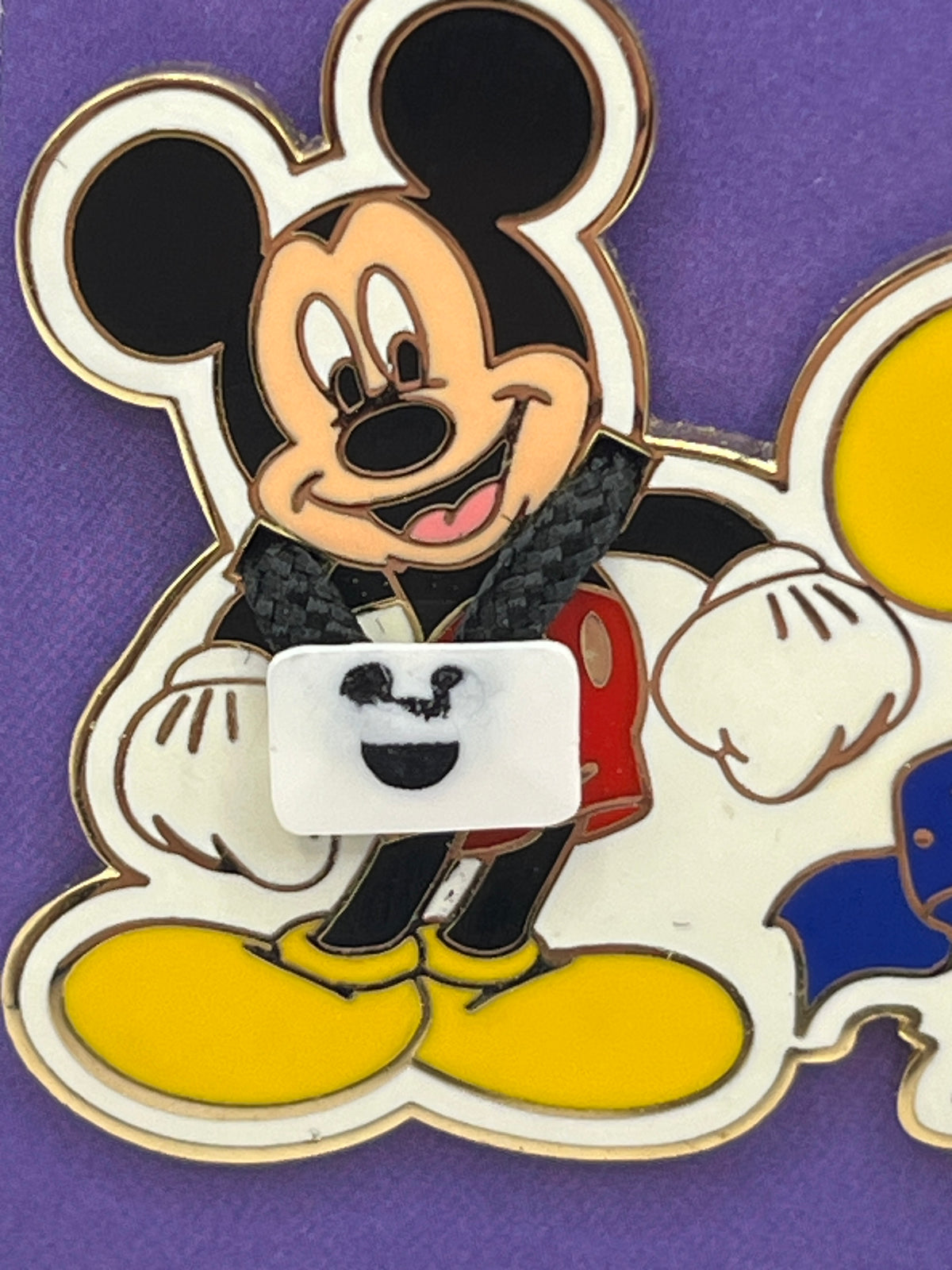 Vintage 2001 LE 5000 Official Pin Trading Anniversary Mickey FLAW (read description) - I45