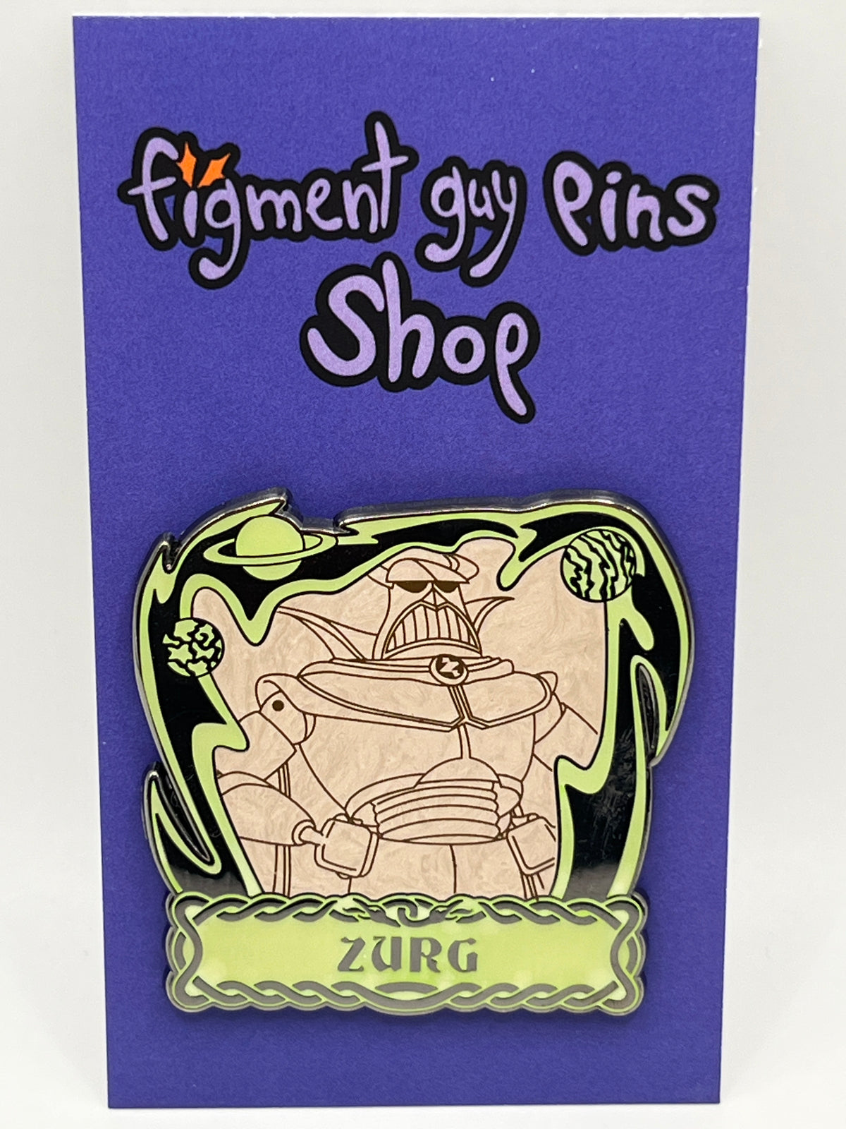 Limited Release Toy Story Villain Zurg Glow in the Dark - Q6