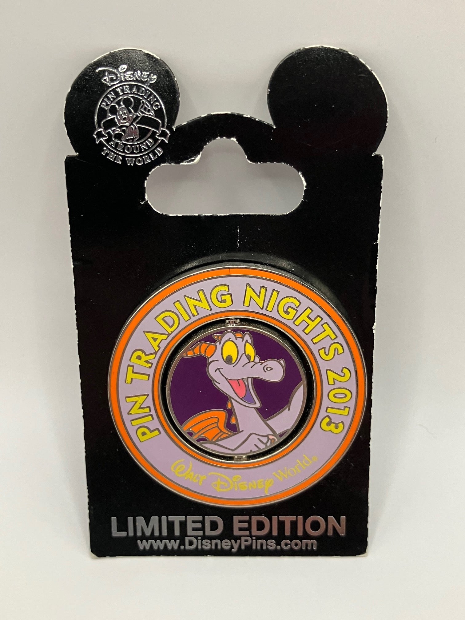 LE 750 WDW Pin Trading Nights Figment 2013 Spinner