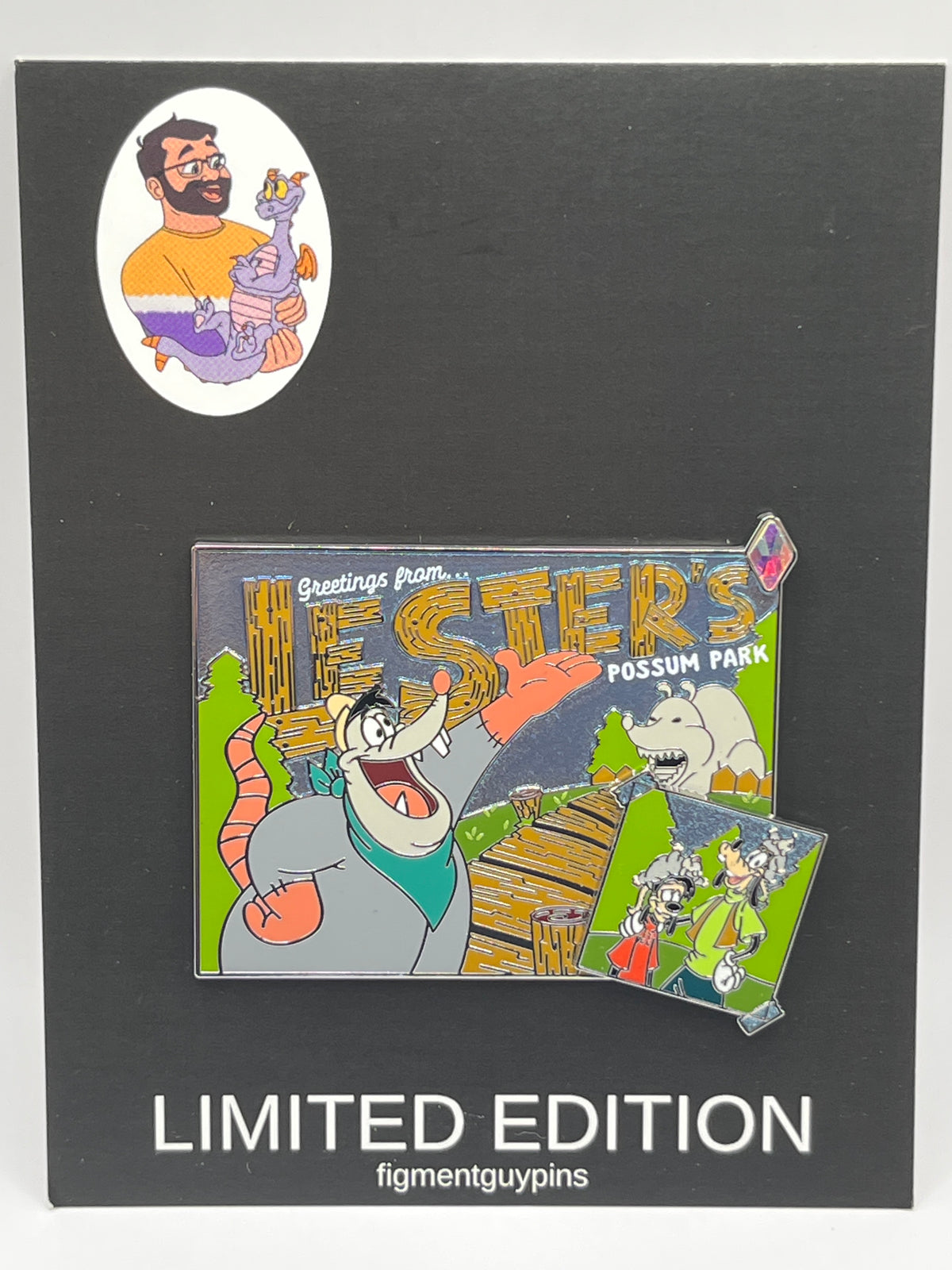 LE 300 One Family Pin Event Lester’s Possum Park Goofy Movie - DD5