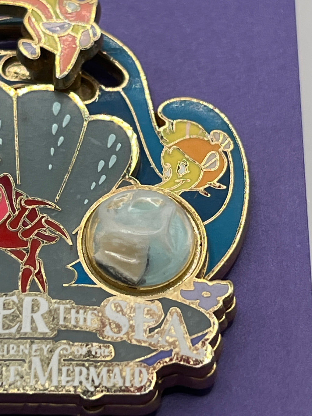 LE 1500 A Piece of WDW History Under The Sea Journey of The Little Mermaid Sebastian FLAWED (read description) - O10