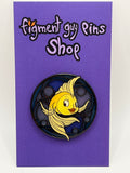 Disney Animals Stained Glass Pin Cleo Pinocchio